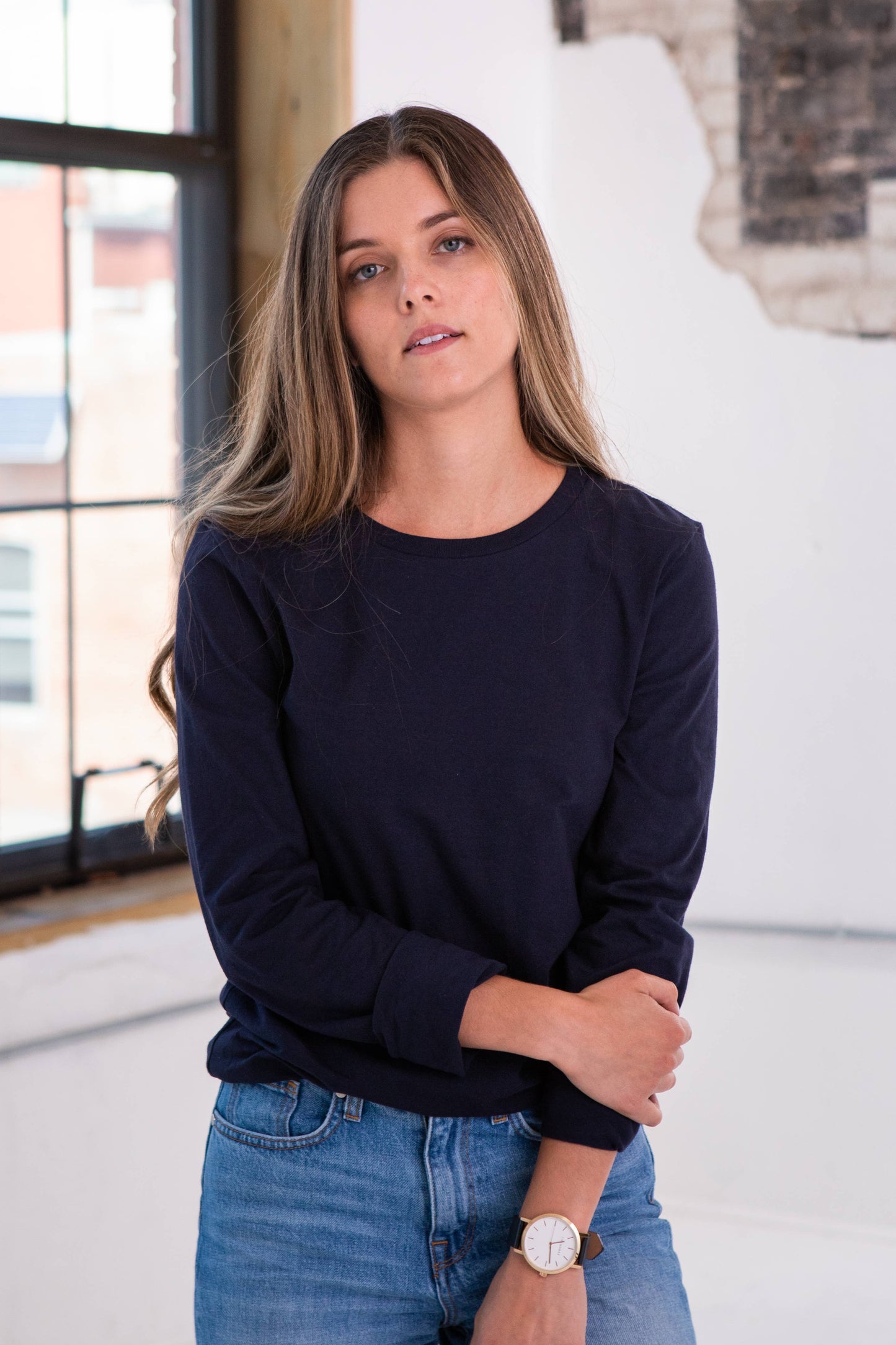 Ladies Premium Cotton Long Sleeve Tee Unisex T-shirt, Sweatshirt, Hoodie, Long Sleeve Tee - T-Shirt, Sweatshirt, Hoodie