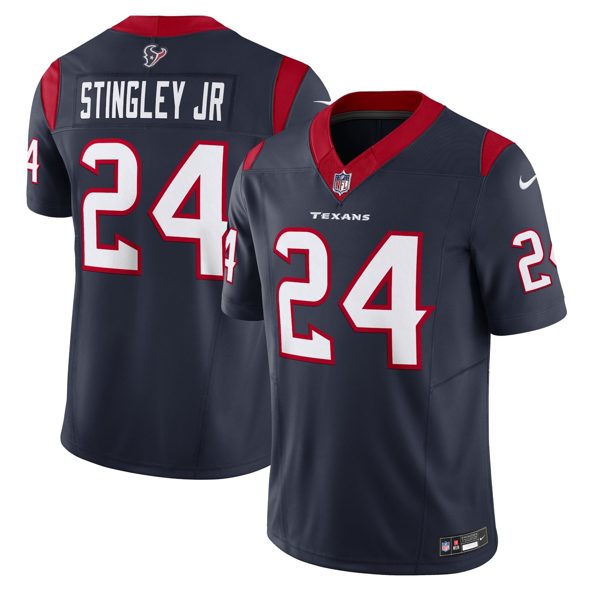 Houston Texans Derek Stingley Jr. Navy Vapor F.U.S.E. Limited Jersey football jersey product view 1
