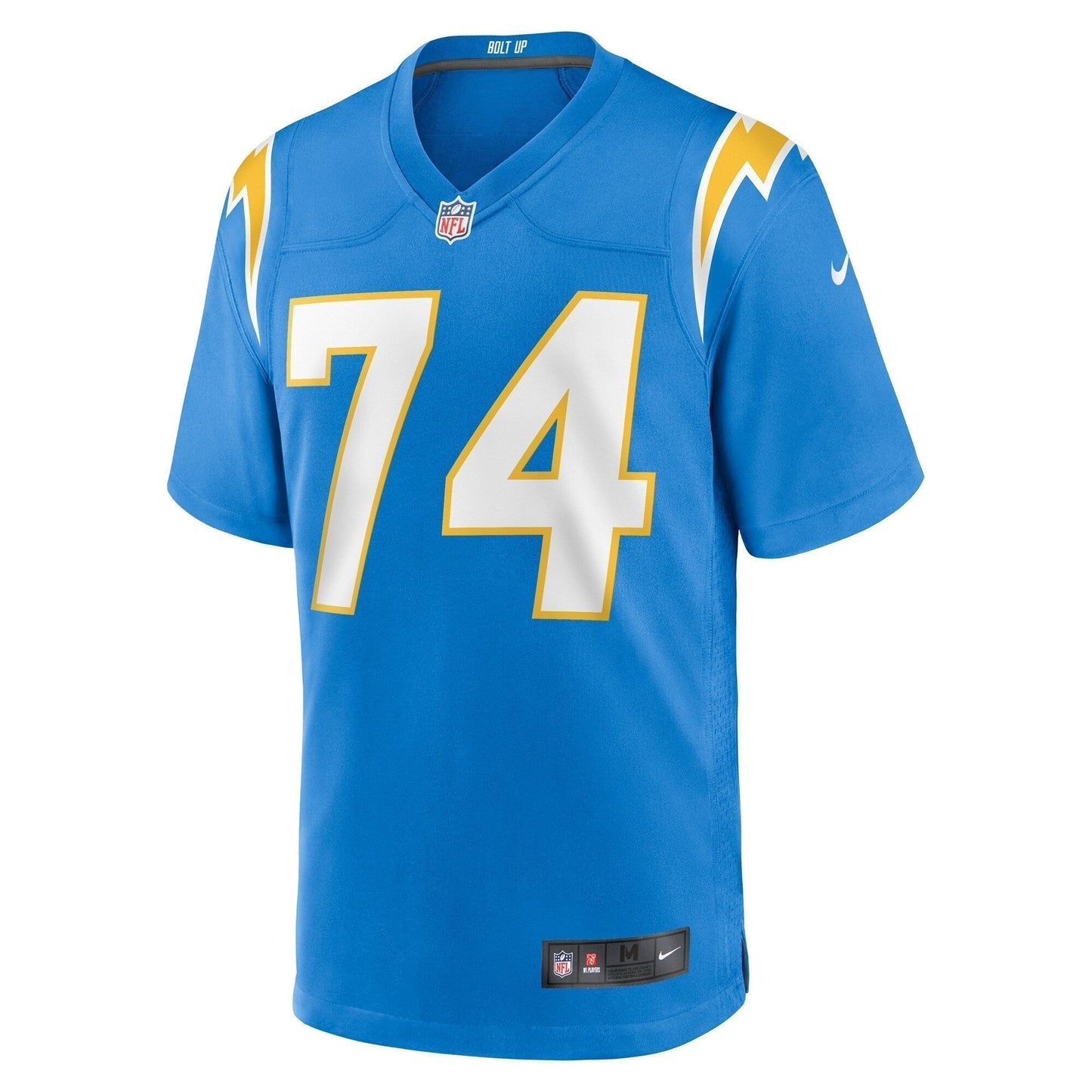 Matt Kaskey Los Angeles Chargers Team Game Jersey - Powder Blue football jersey product view 2