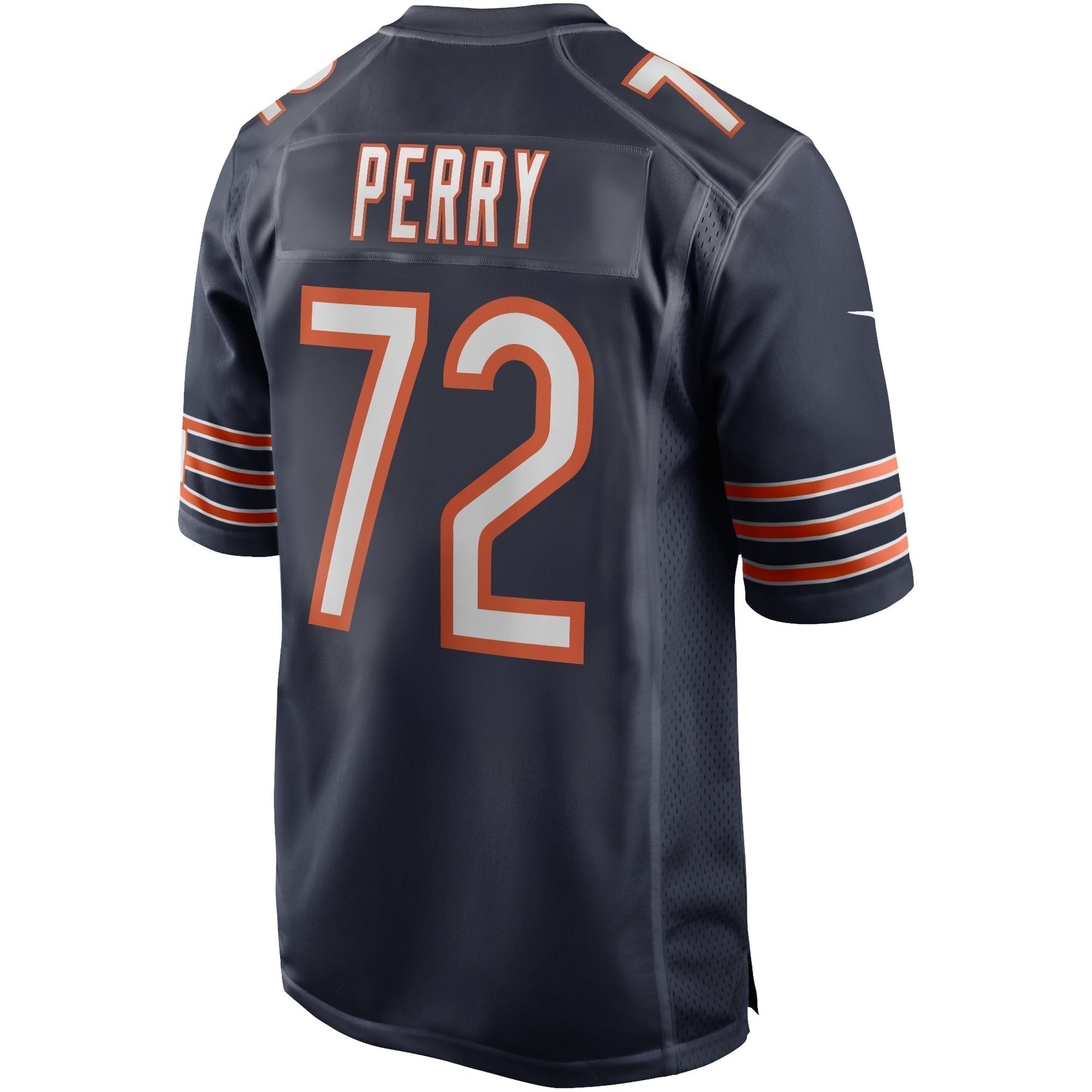 William Perry Chicago Bears Game Retired Jersey - Navy football jersey product view 3