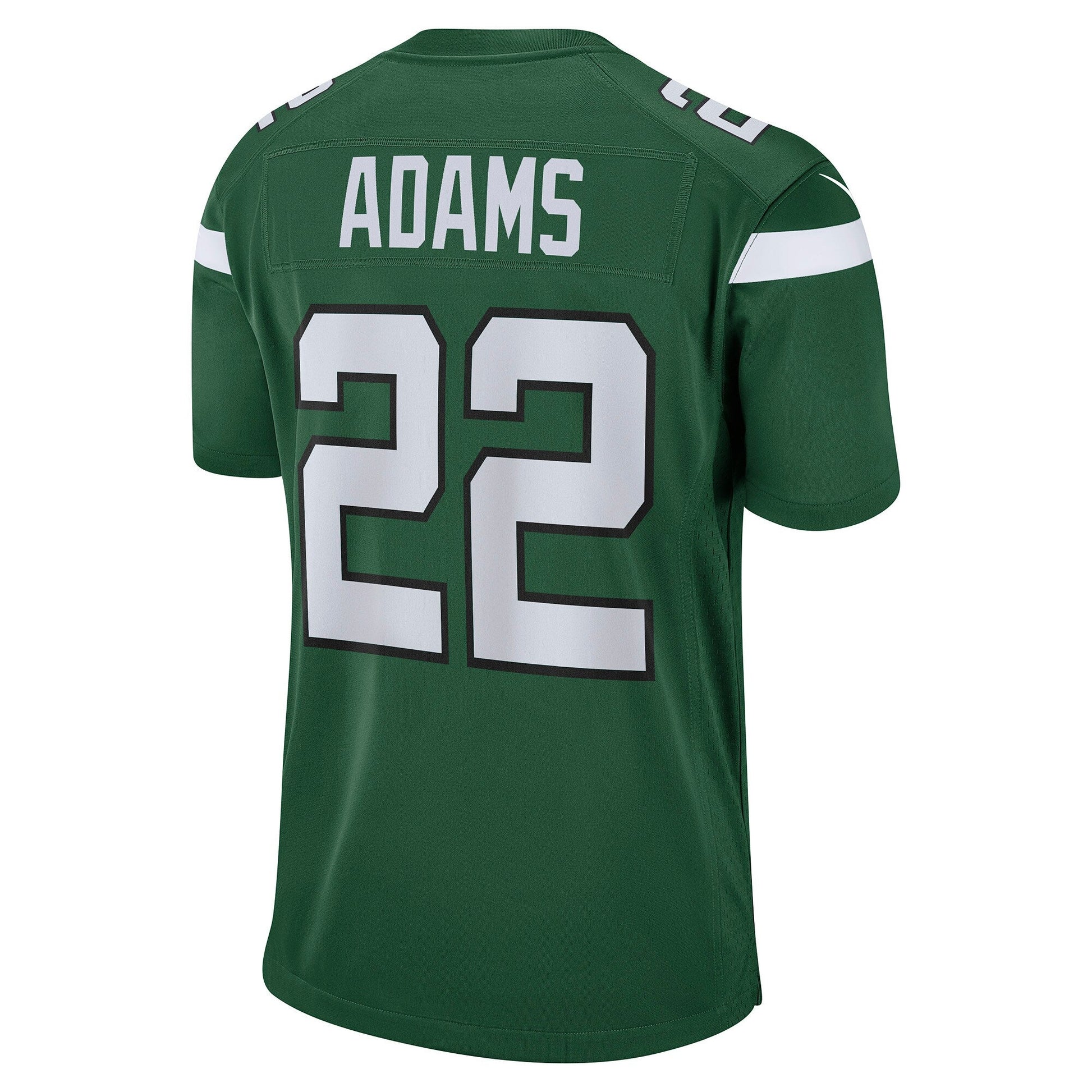 Tony Adams New York Jets Game Jersey - Gotham Green football jersey product view 3