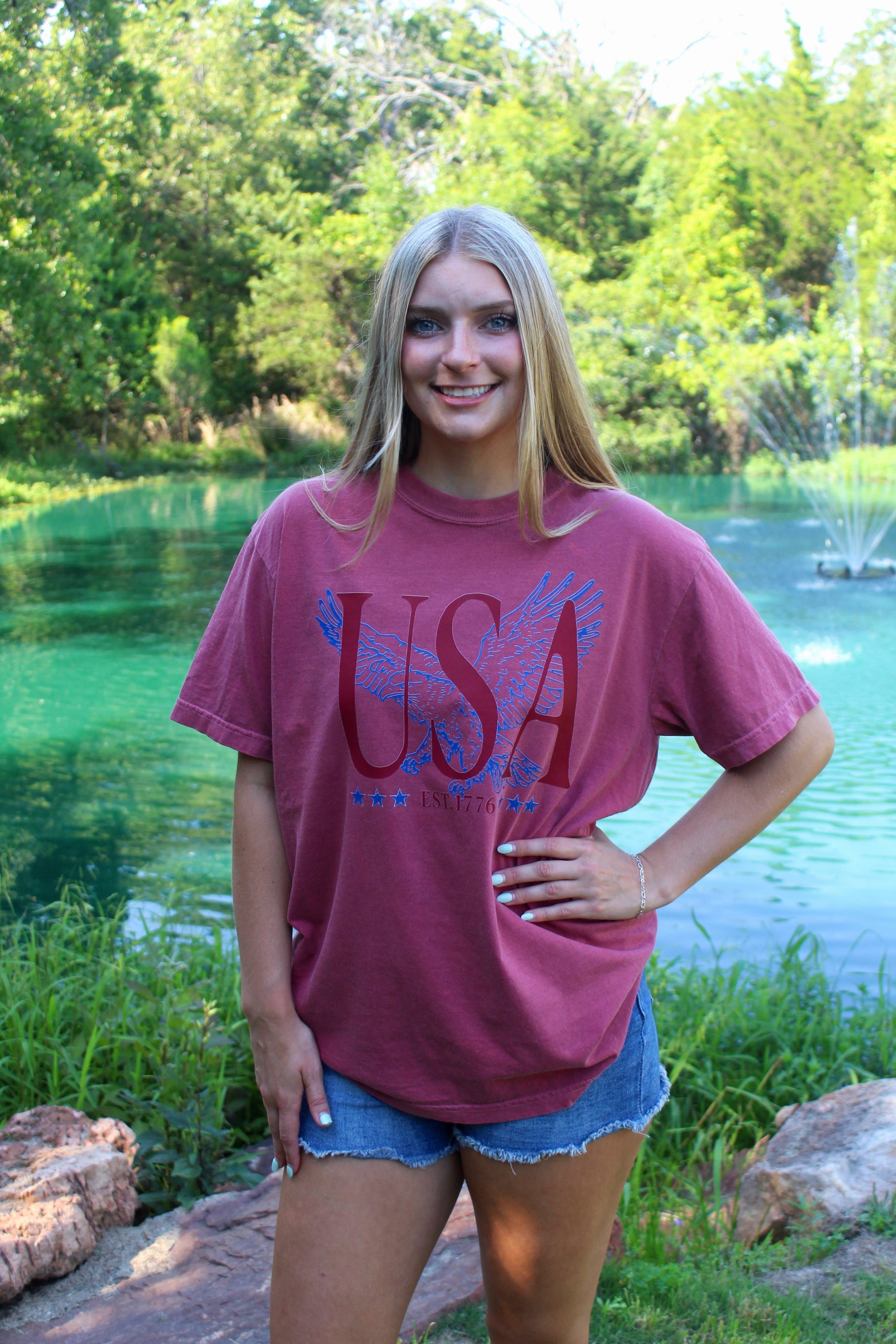 USA Graphic Tee Unisex T-shirt, Sweatshirt, Hoodie, Long Sleeve Tee - T-Shirt, Sweatshirt, Hoodie