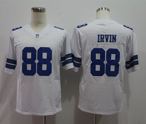 Men's Dallas Cowboys Michael Irvin #88 White Fashion Game Jersey1 football jersey product view 1