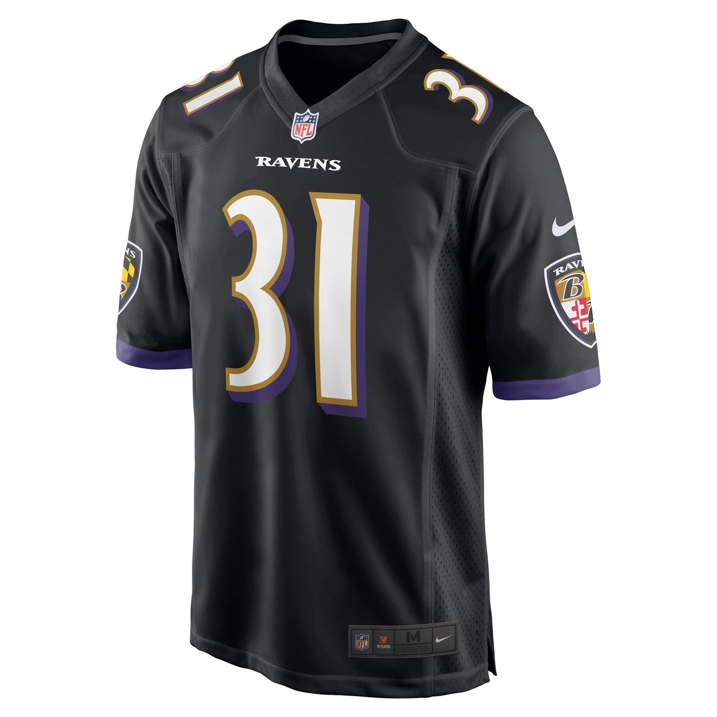 Baltimore Ravens Jamal Lewis Black Retired Player Alternate Game Jersey football jersey product view 2