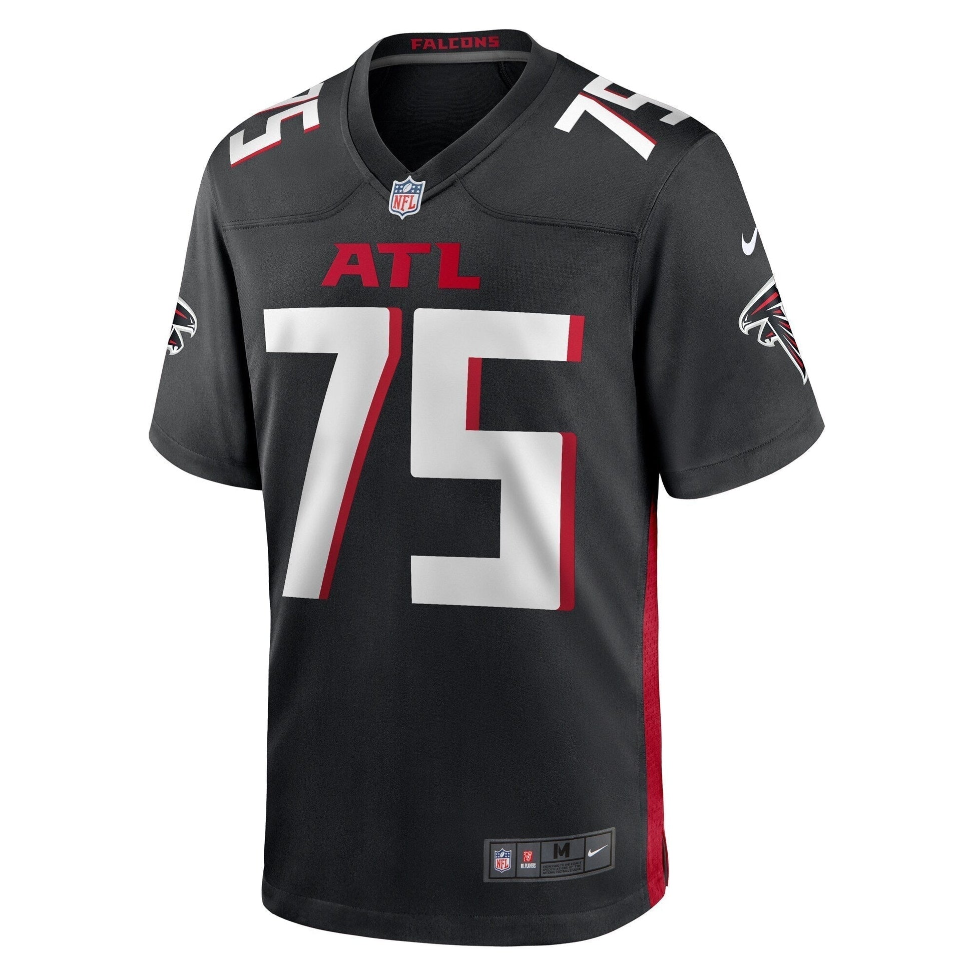 Eli Ankou Atlanta Falcons Game Jersey - Black football jersey product view 2