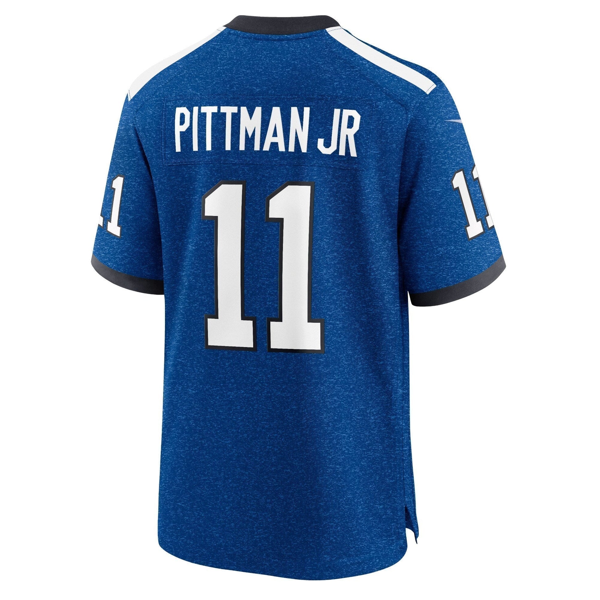 Indiana Nights Michael Pittman Jr. Indianapolis Colts Alternate Game Jersey - Blue football jersey product view 3