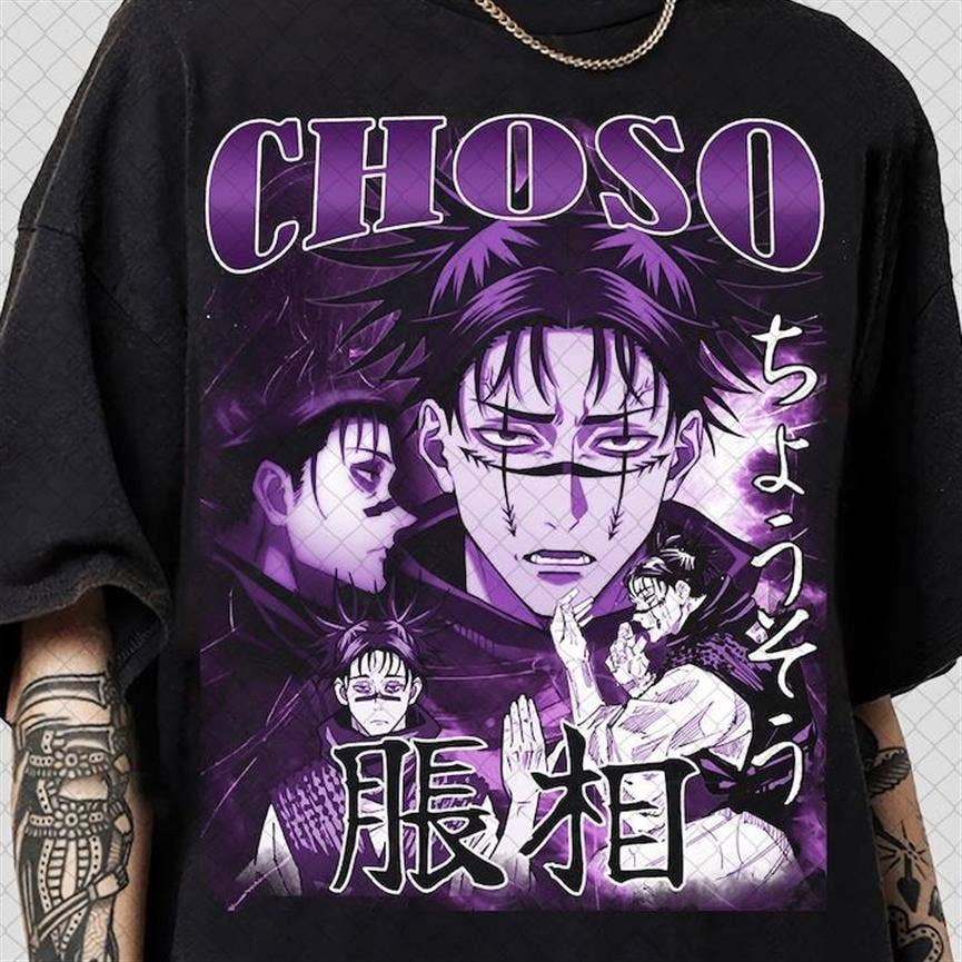 Choso Kamo Anime Vintage Graphic Tee For Fans Unisex T-shirt, Sweatshirt, Hoodie, Long Sleeve Tee - T-Shirt, Sweatshirt, Hoodie