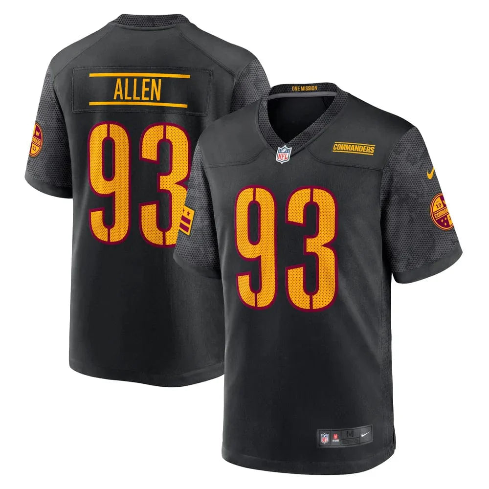 Jonathan Allen Washington Commanders Jersey football jersey product view 1