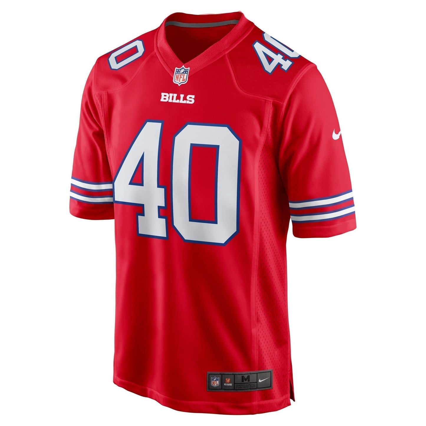 Von Miller Buffalo Bills Alternate Game Jersey - Red football jersey product view 2