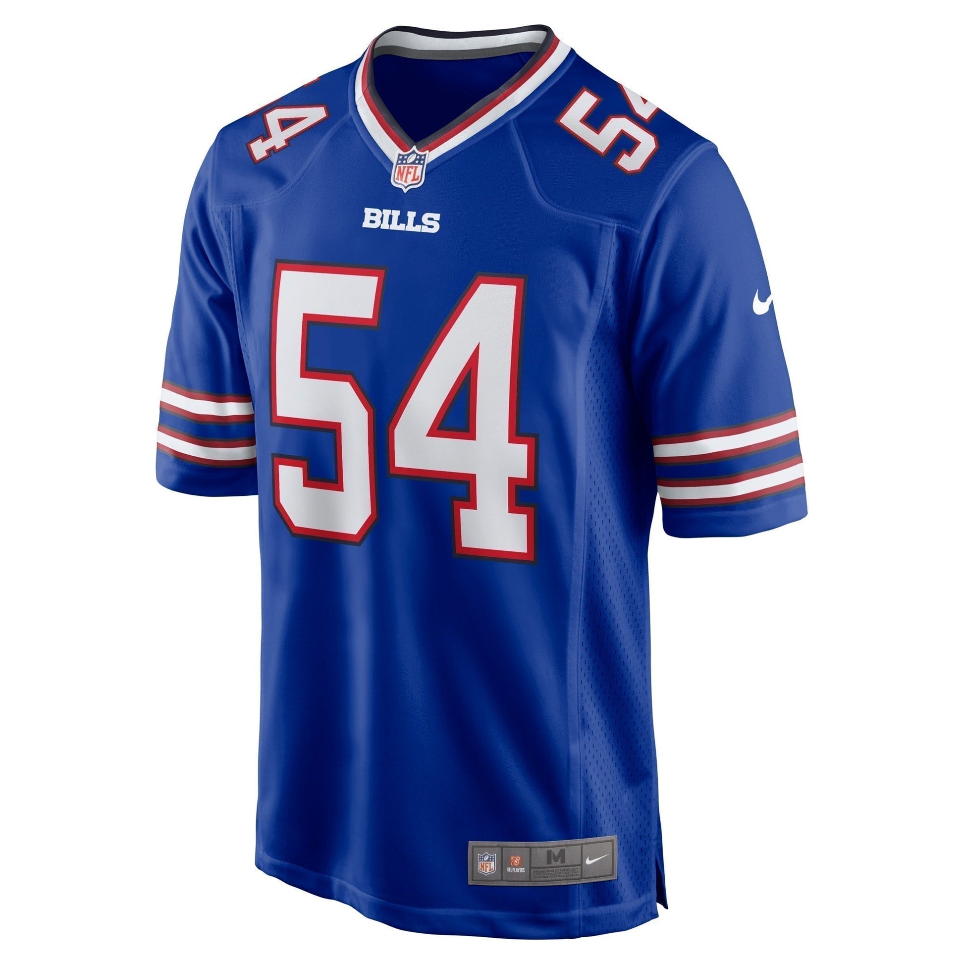 Baylon Spector Buffalo Bills Game Jersey - Royal football jersey product view 2