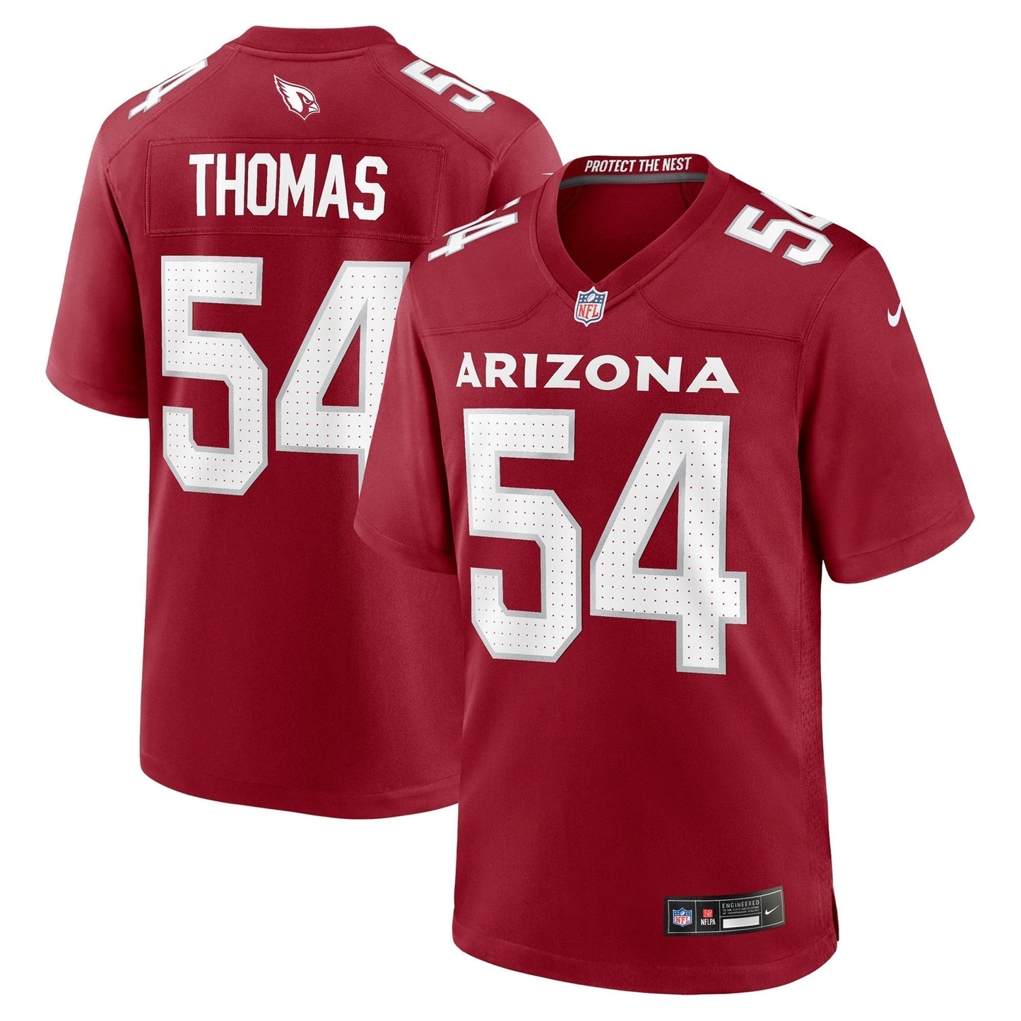 Xavier Thomas Arizona Cardinals Team Game Jersey - Cardinal football jersey product view 1