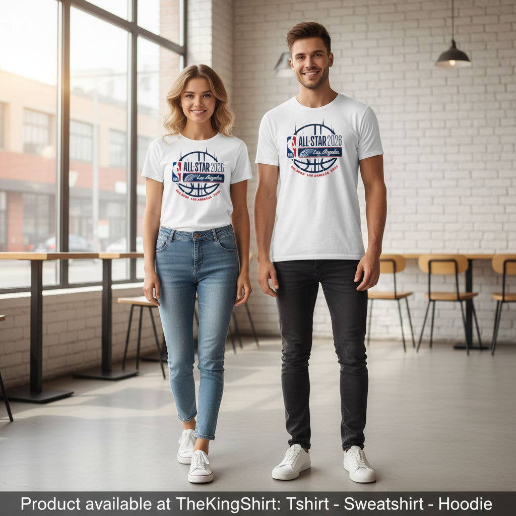 Nba Official All-Star La 2026 Drip Shirt Unisex T-shirt, Sweatshirt, Hoodie, Long Sleeve Tee - T-Shirt, Sweatshirt, Hoodie