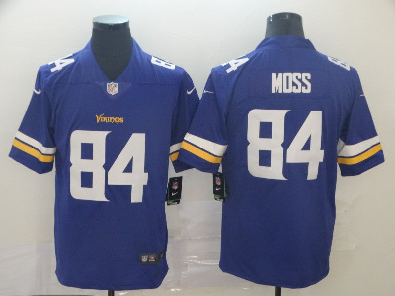 Men's Minnesota Vikings Randy Moss Purple Game Jersey football jersey product view 1