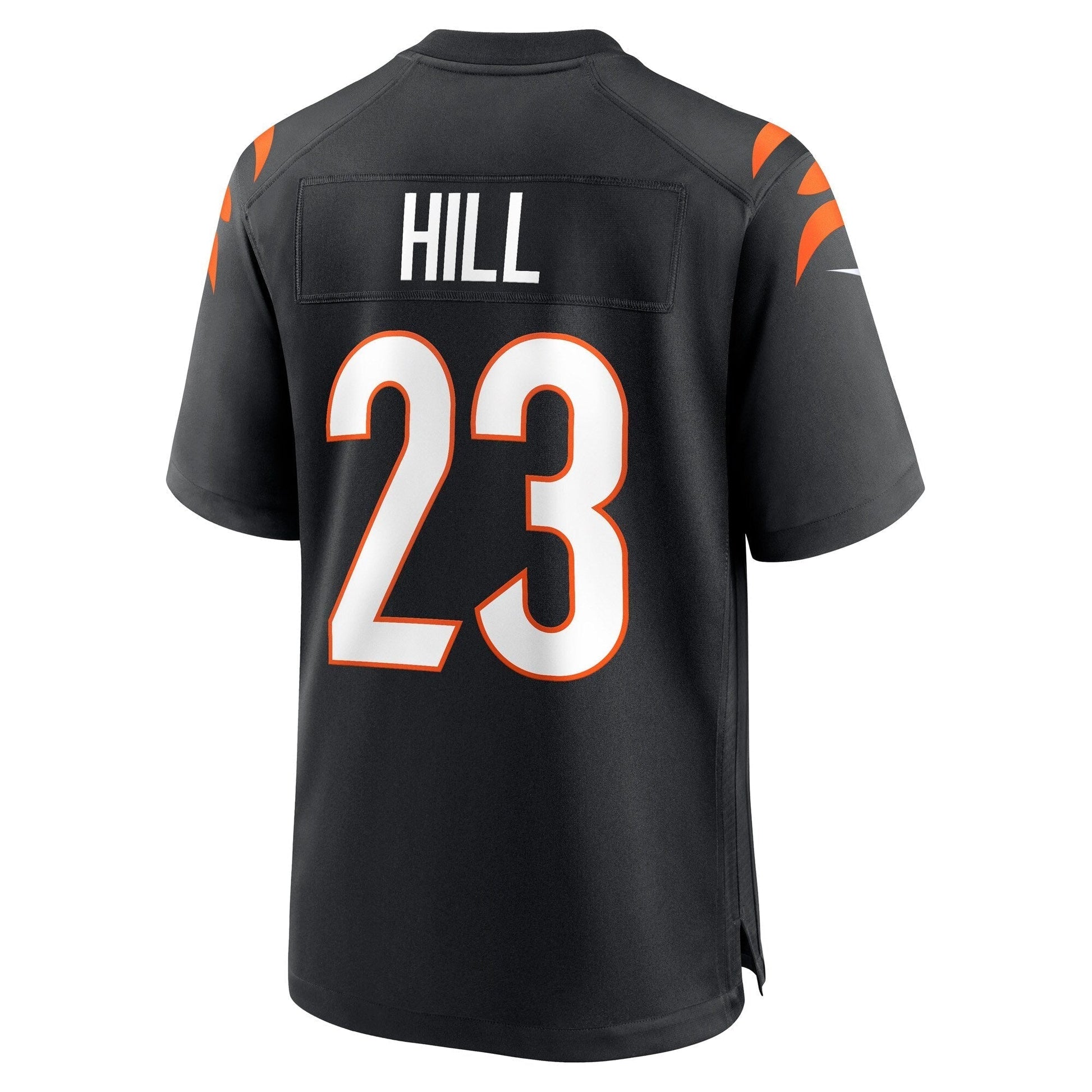 Daxton Hill Cincinnati Bengals Game Jersey - Black football jersey product view 3