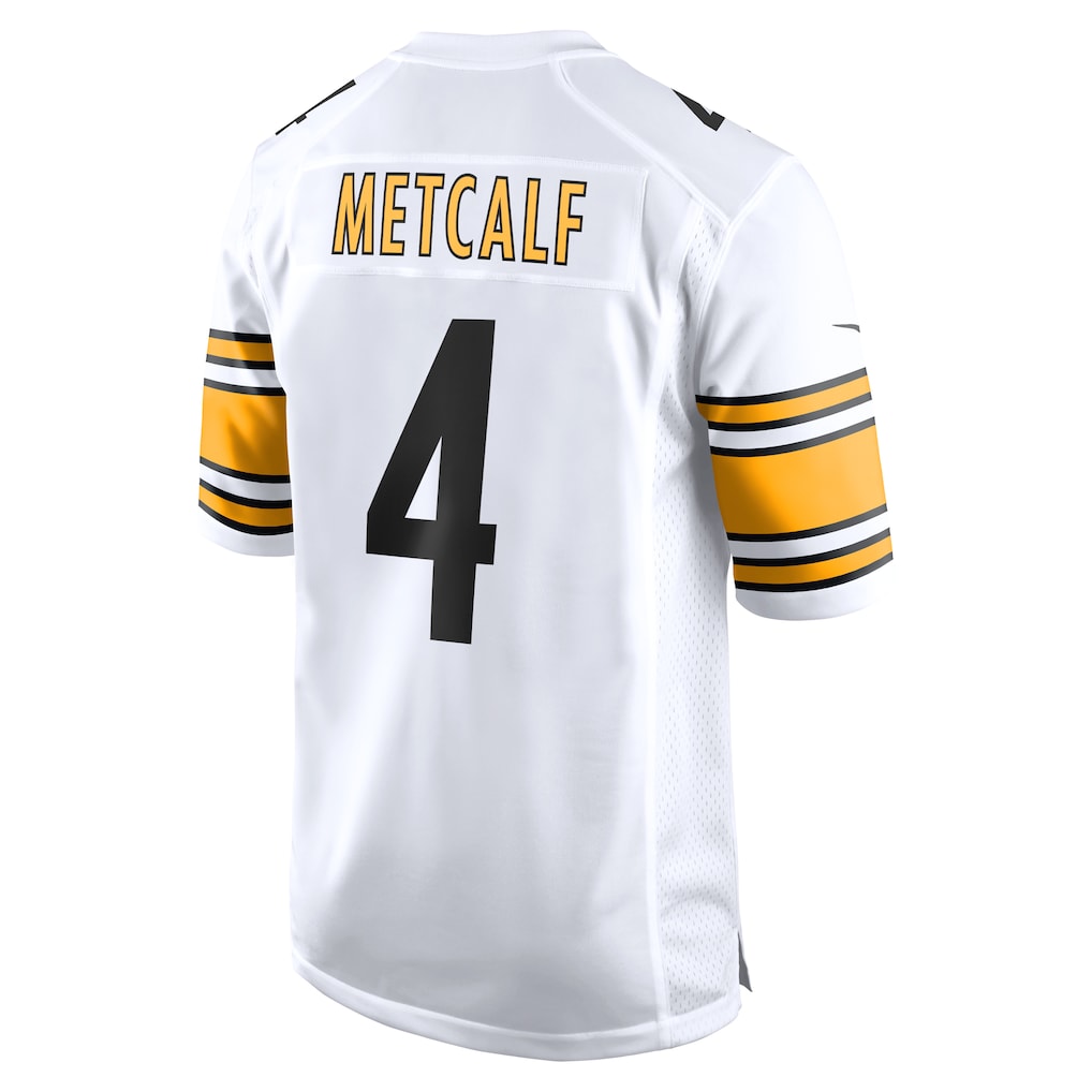 P.Steelers #4 DK Metcalf White Game Player Jersey football jersey product view 1
