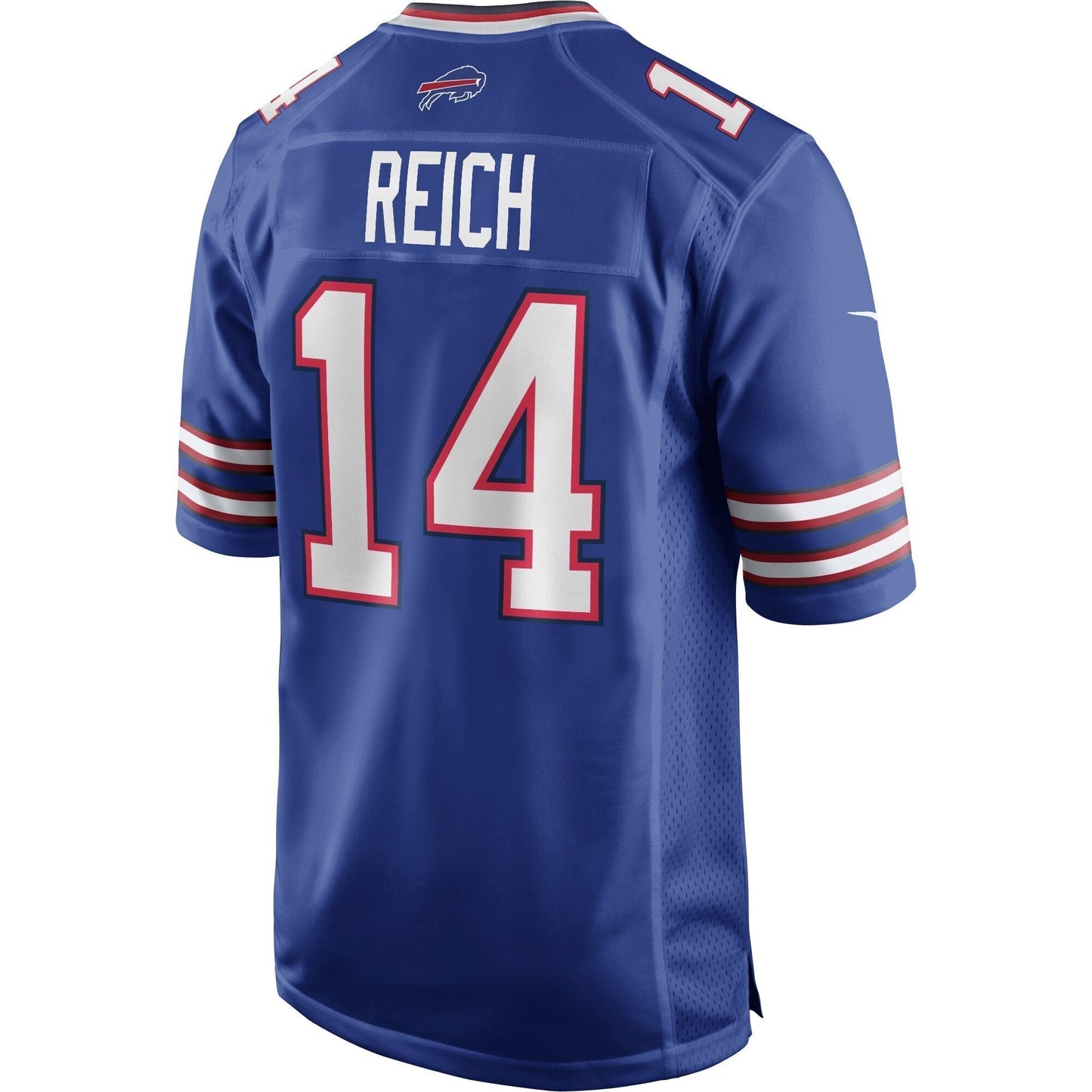 Frank Reich Buffalo Bills Game Retired Jersey - Royal football jersey product view 3