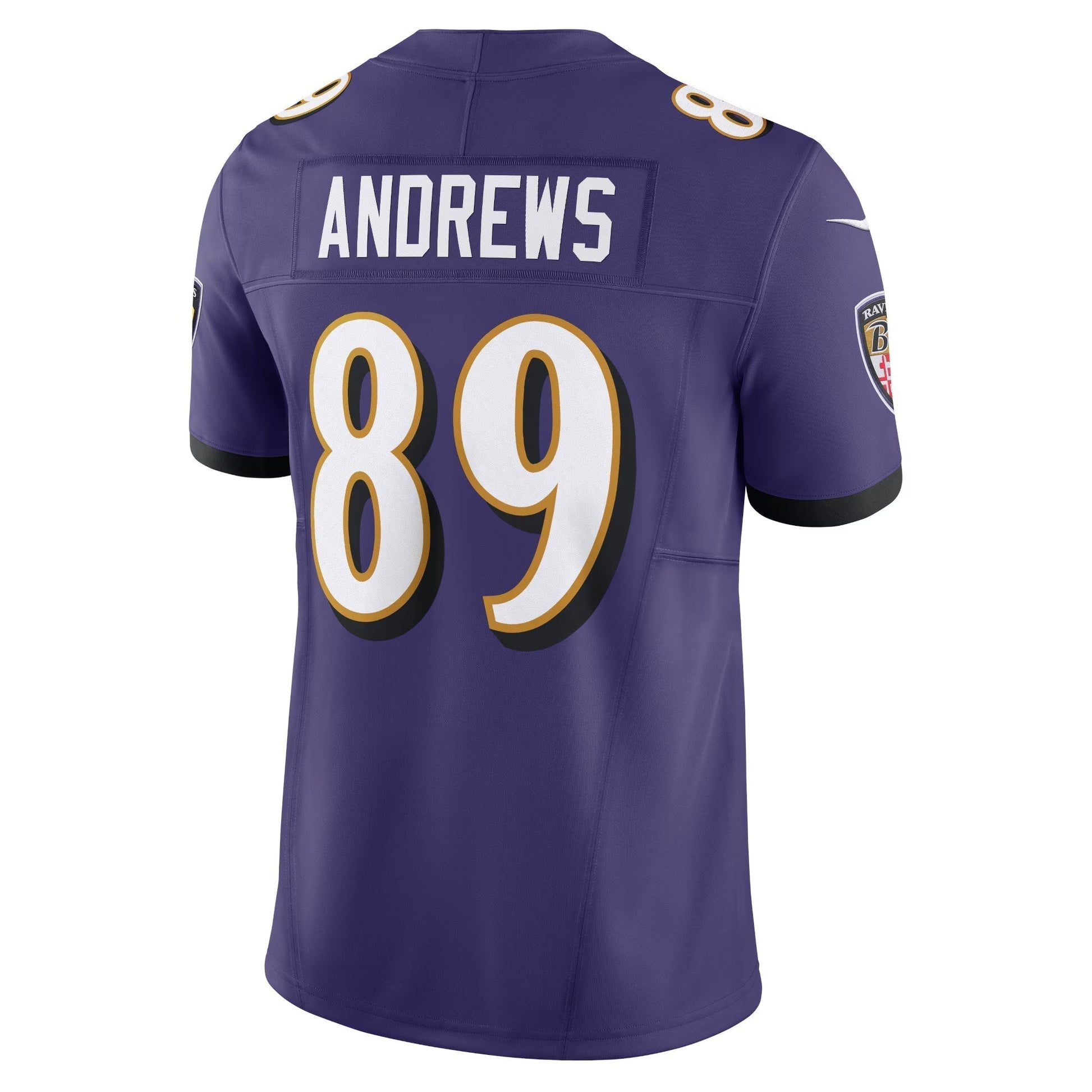Baltimore Ravens Mark Andrews Purple Vapor F.U.S.E. Limited Jersey football jersey product view 3