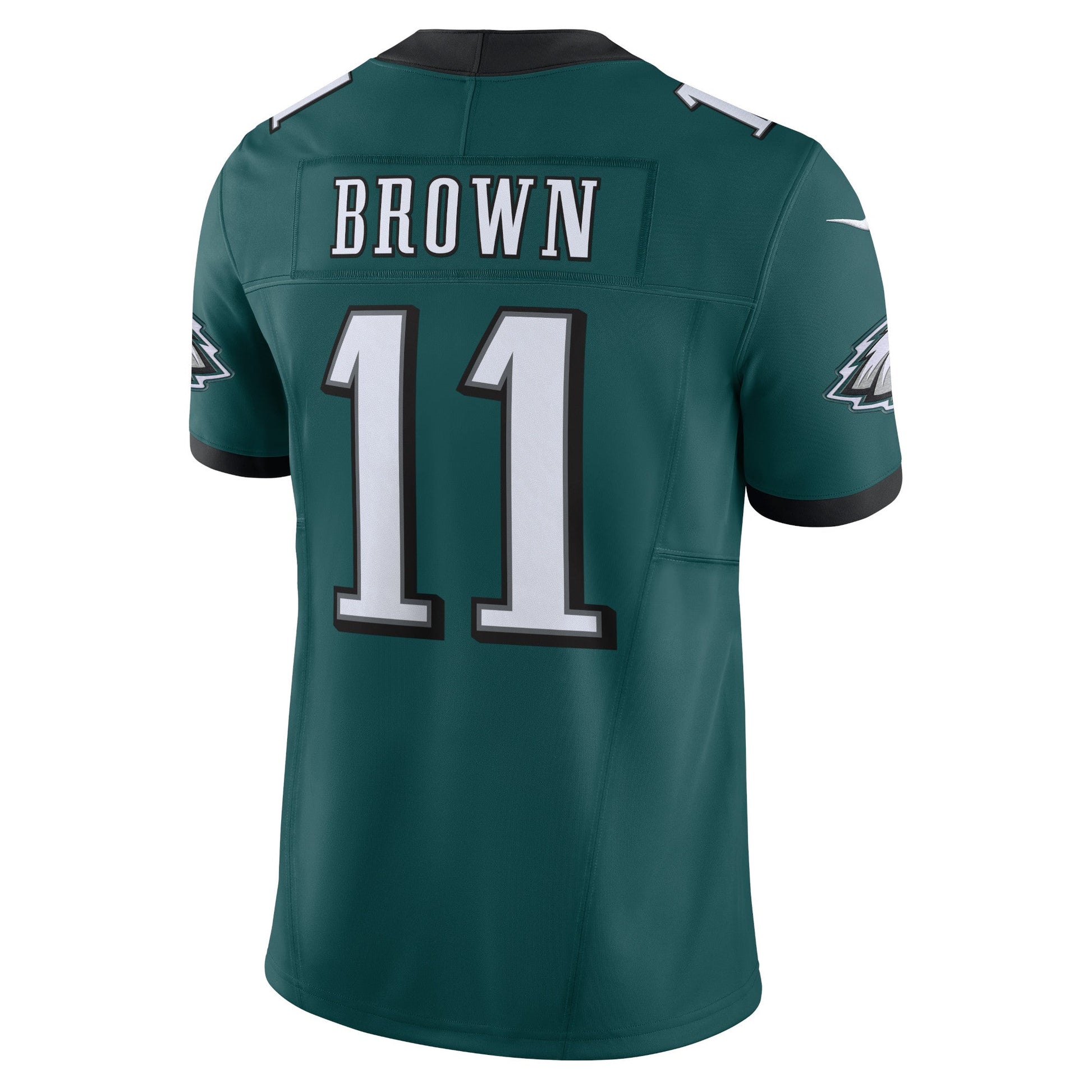 A.J. Brown Philadelphia Eagles Vapor F.U.S.E. Limited Jersey - Green football jersey product view 3