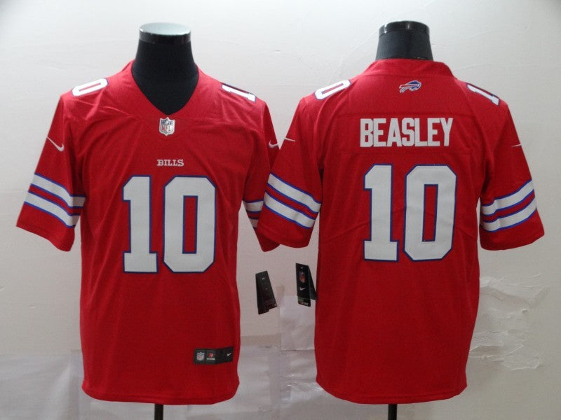 Men's Buffalo Bills Cole Beasley #10 Red Game Player Jersey1 football jersey product view 1