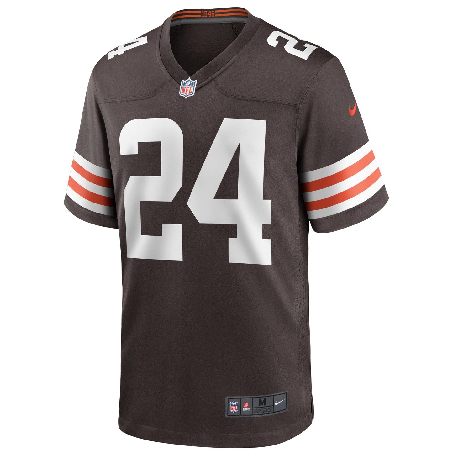 Nick Chubb Cleveland Browns Game Jersey - Brown football jersey product view 2