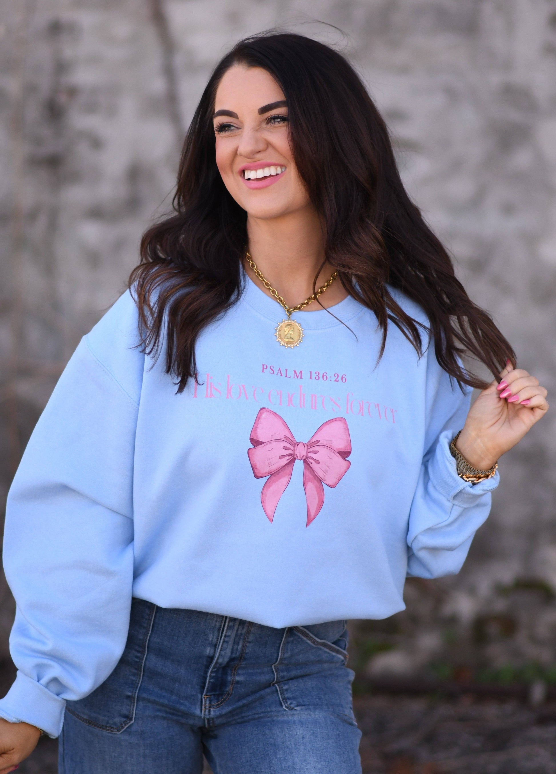 His Love Endures Forever Sweatshirt Unisex T-shirt, Sweatshirt, Hoodie, Long Sleeve Tee - T-Shirt, Sweatshirt, Hoodie
