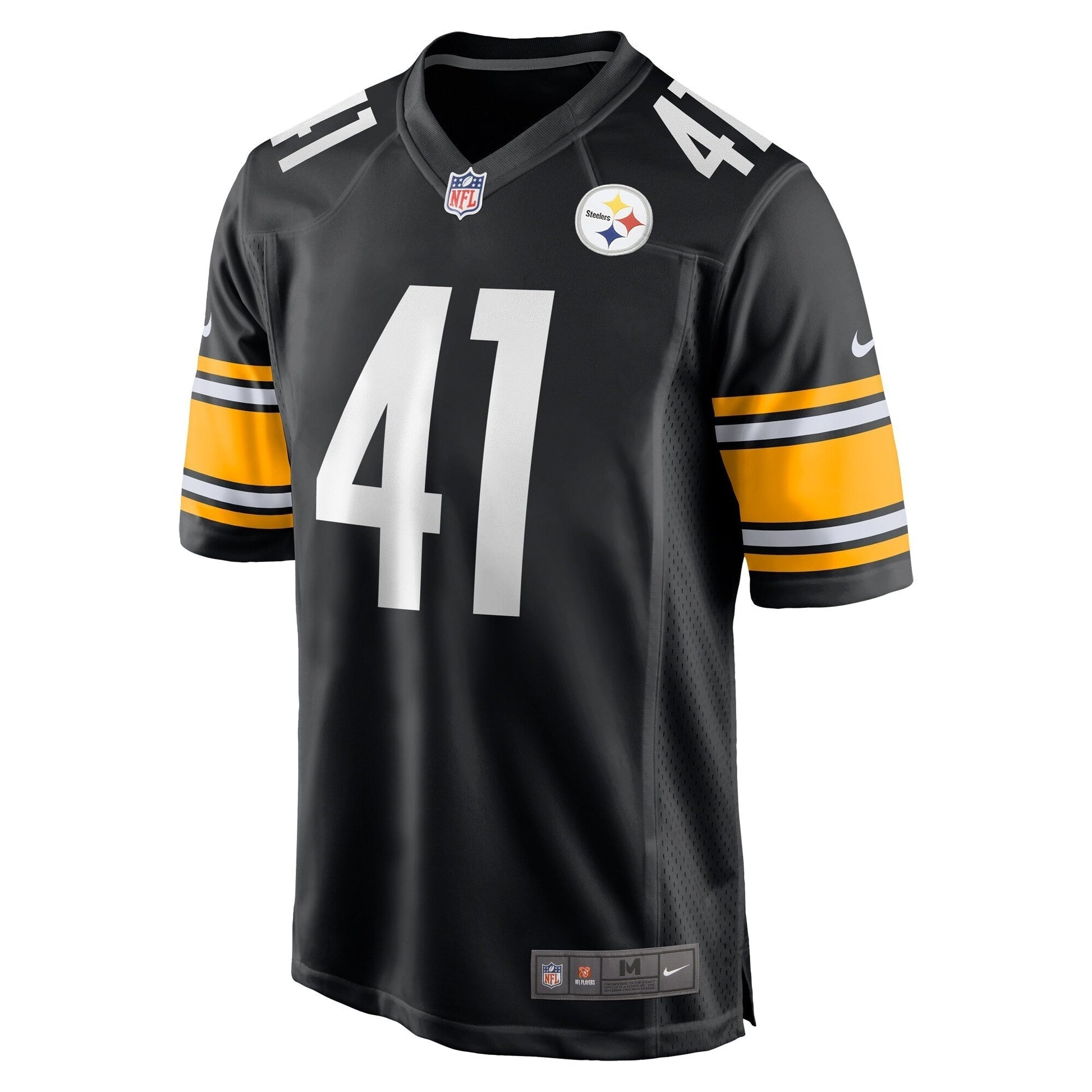 Payton Wilson Pittsburgh Steelers 2024 NFL Draft Game Jersey - Black football jersey product view 2