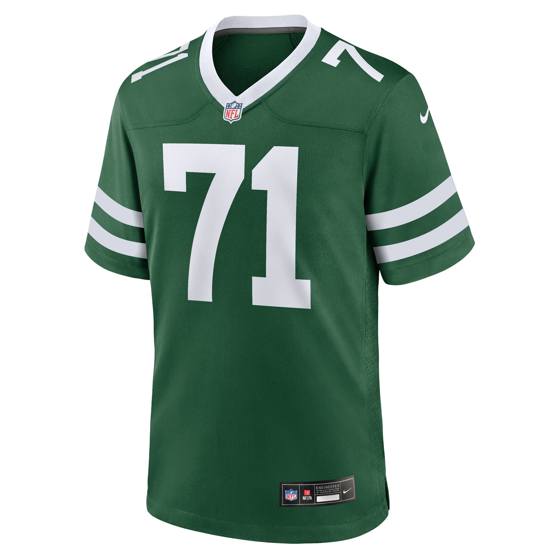 Wes Schweitzer New York Jets Team Game Jersey - Legacy Green football jersey product view 2
