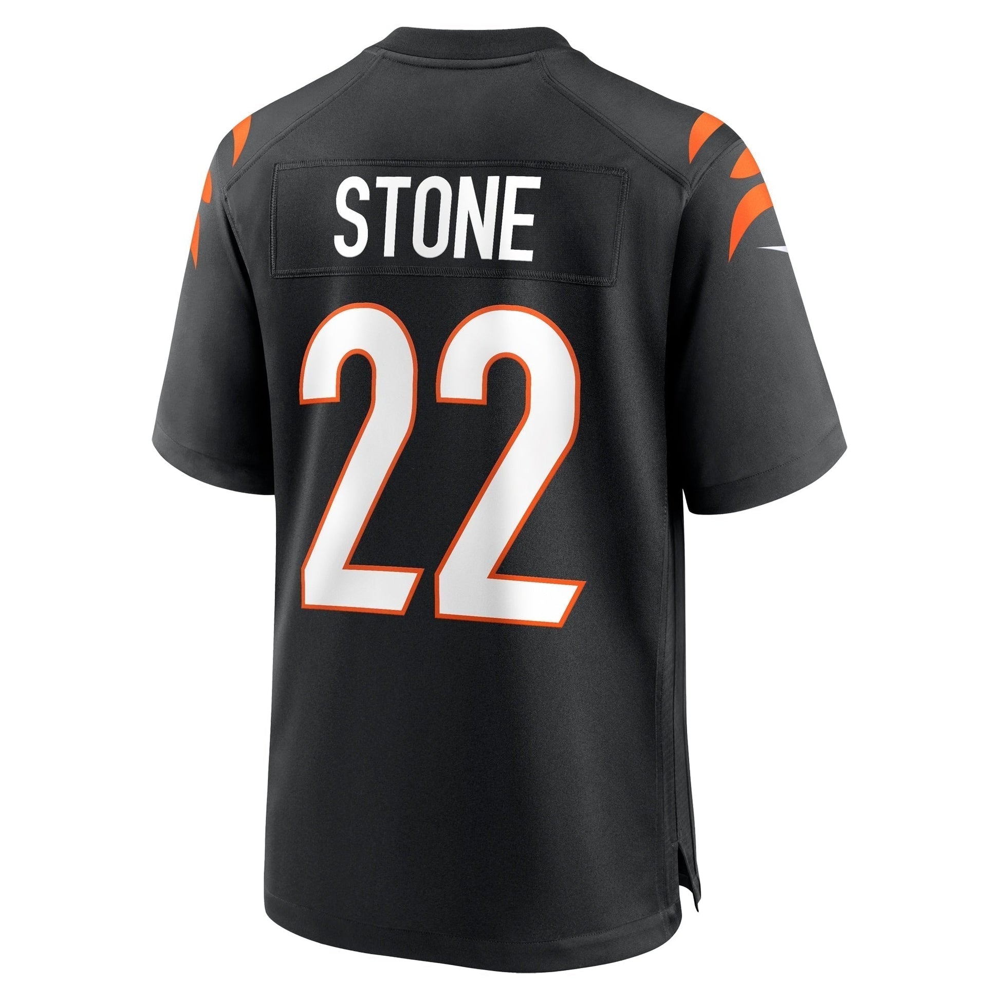 Geno Stone Cincinnati Bengals Game Jersey - Black football jersey product view 3
