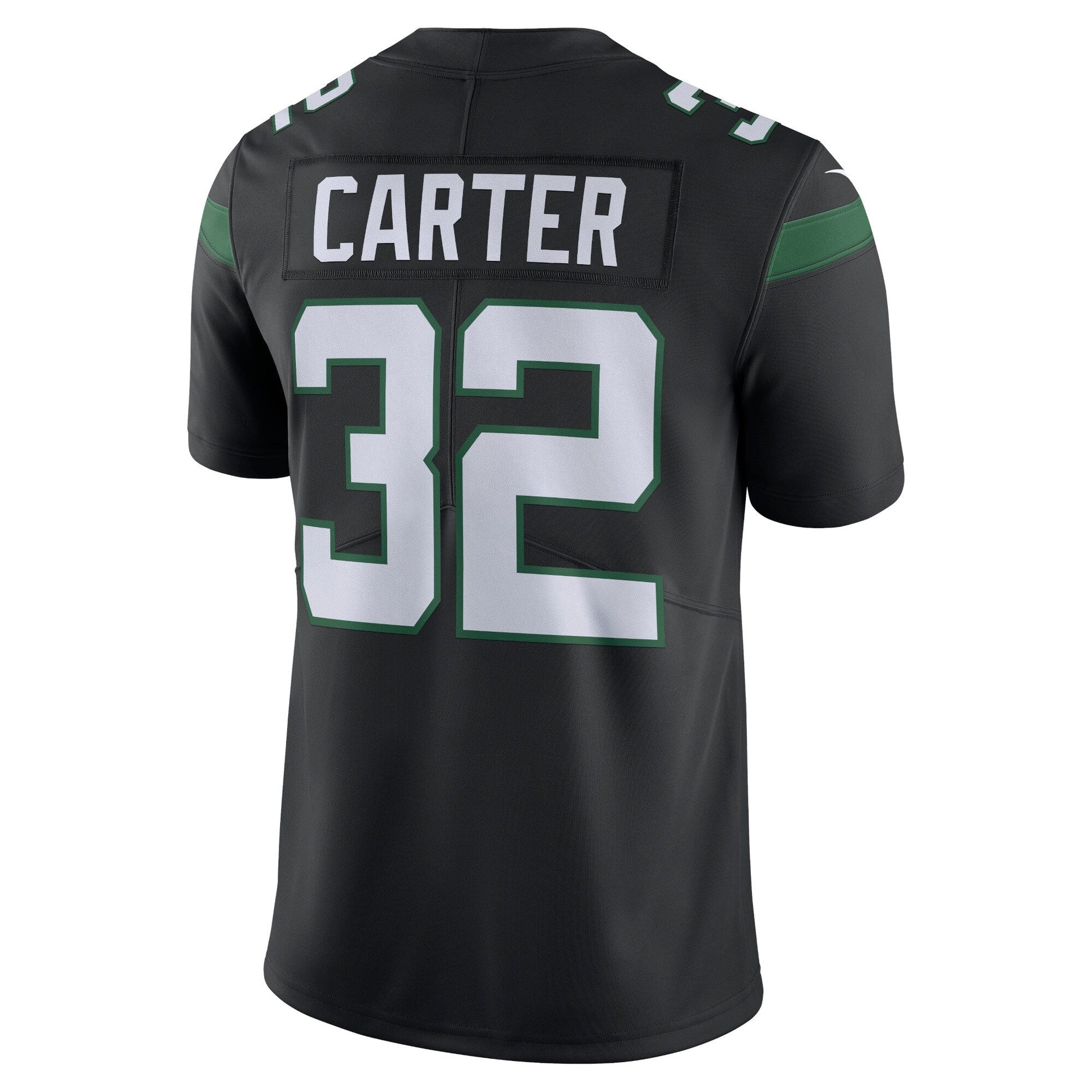 Michael Carter New York Jets Vapor Untouchable Limited Jersey - Black football jersey product view 3