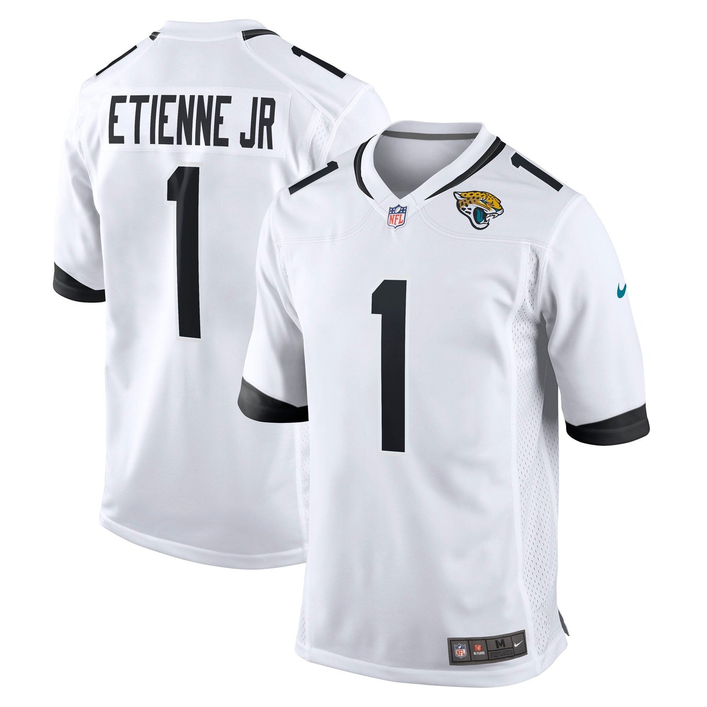 Travis Etienne Jr. Jacksonville Jaguars Game Jersey - White football jersey product view 1