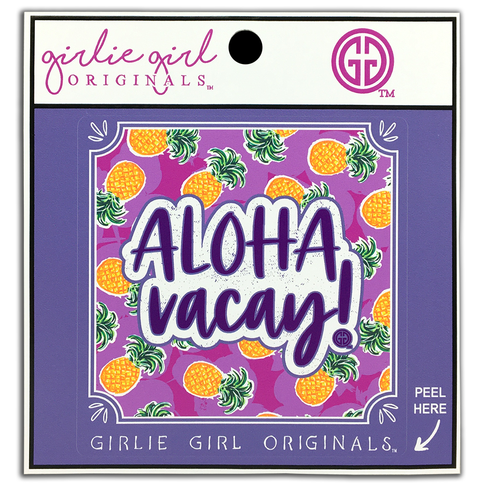 Decal/Sticker Aloha Vacay 2195 Unisex T-shirt, Sweatshirt, Hoodie, Long Sleeve Tee - T-Shirt, Sweatshirt, Hoodie
