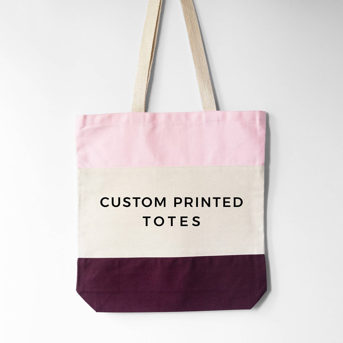 One Side Custom Printed Tri-Color Tote Bags Unisex T-shirt, Sweatshirt, Hoodie, Long Sleeve Tee - T-Shirt, Sweatshirt, Hoodie