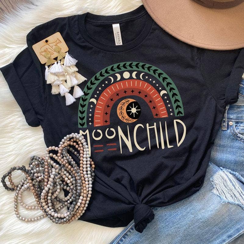 Moonchild Rainbow Tee Unisex T-shirt, Sweatshirt, Hoodie, Long Sleeve Tee - T-Shirt, Sweatshirt, Hoodie
