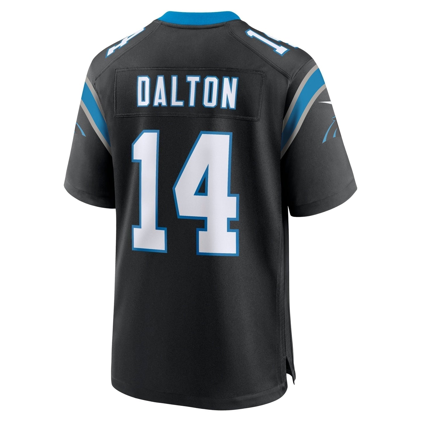Andy Dalton Carolina Panthers Team Game Jersey - Black football jersey product view 3