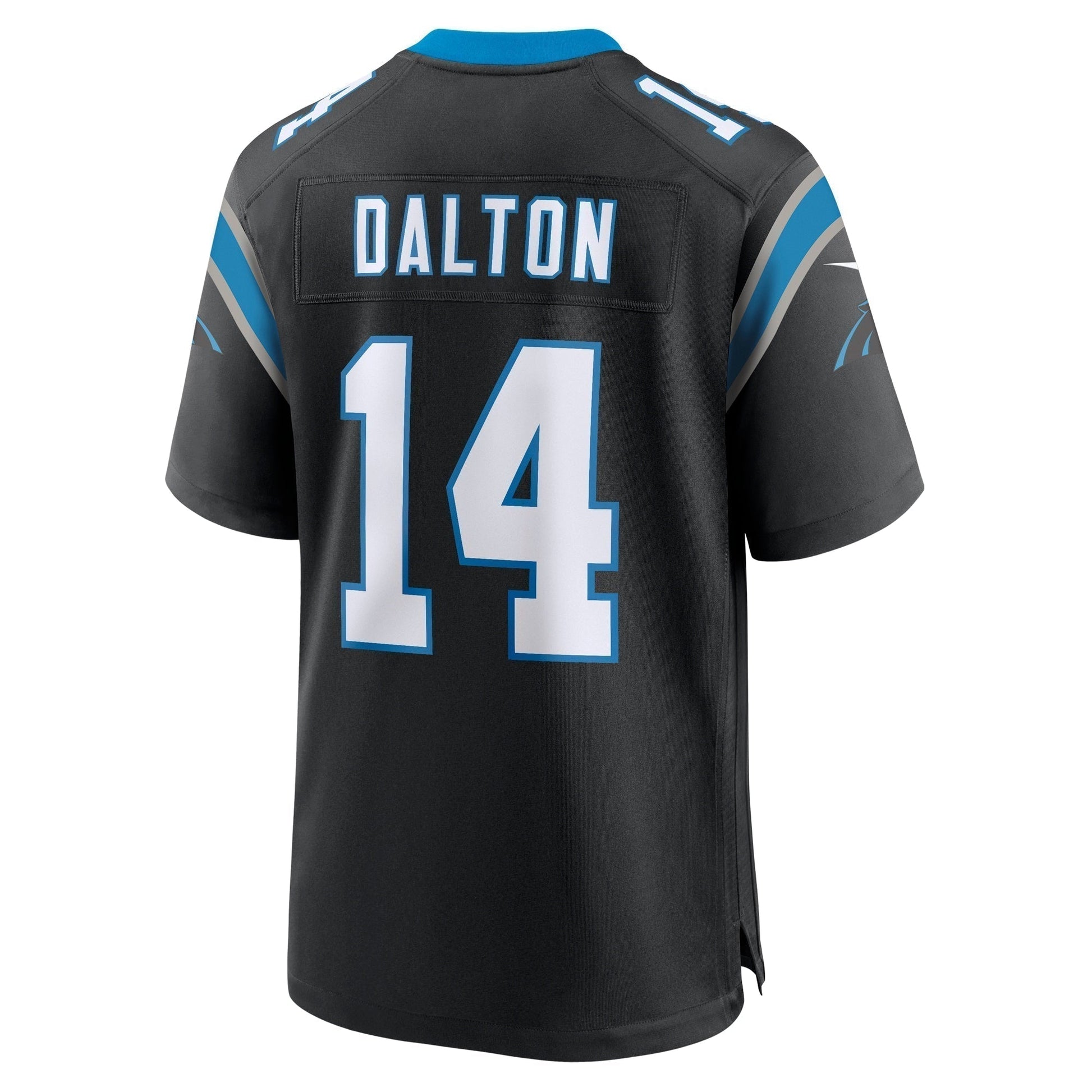 Andy Dalton Carolina Panthers Team Game Jersey - Black football jersey product view 3