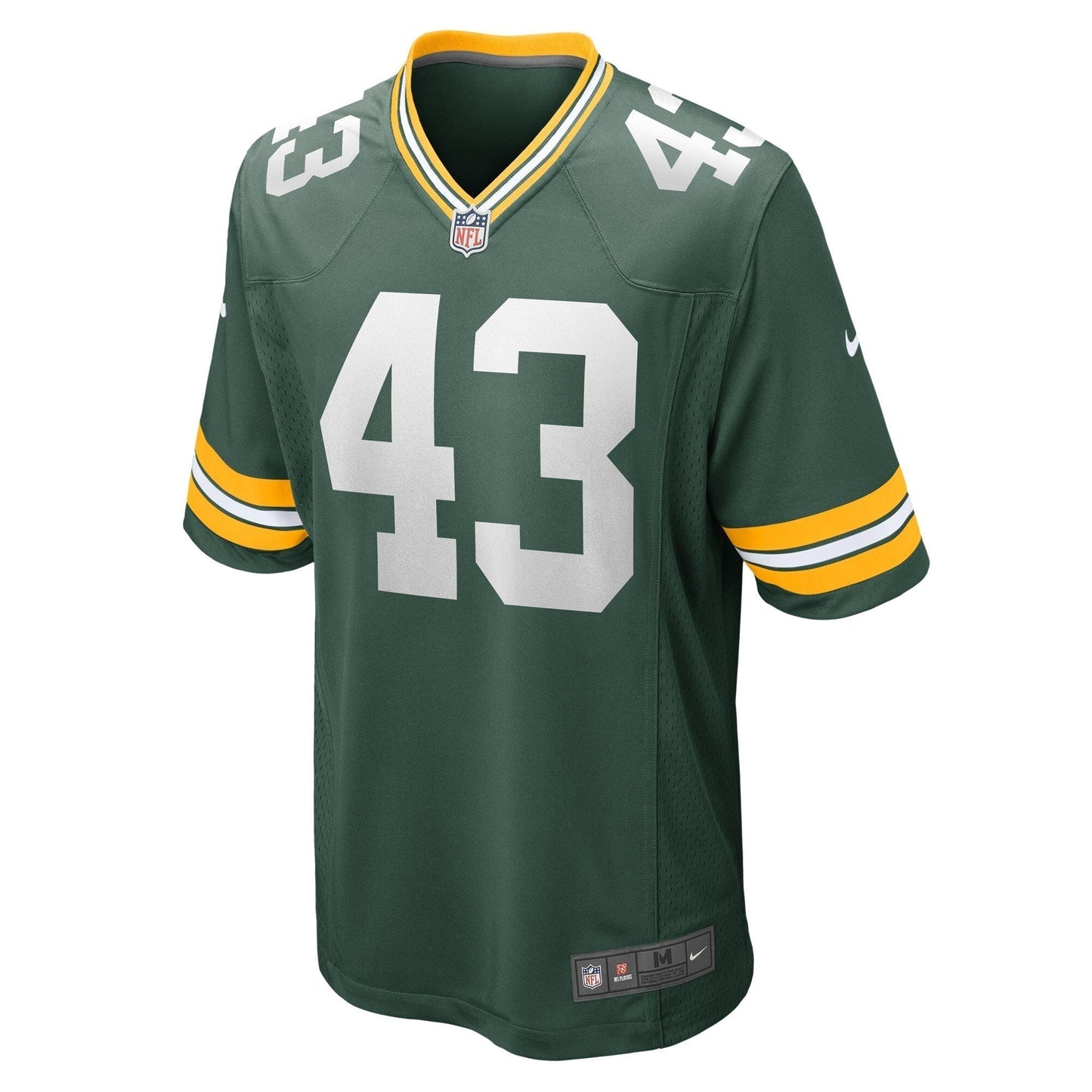 Kiondre Thomas Green Bay Packers Game Jersey - Green football jersey product view 2