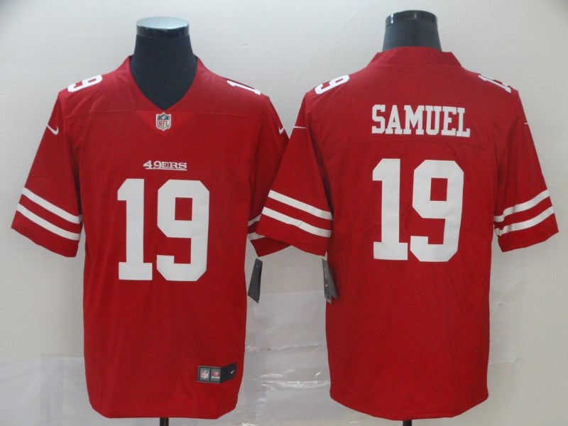 Men's San Francisco 49ers Deebo Samuel Red Game Jersey football jersey product view 1