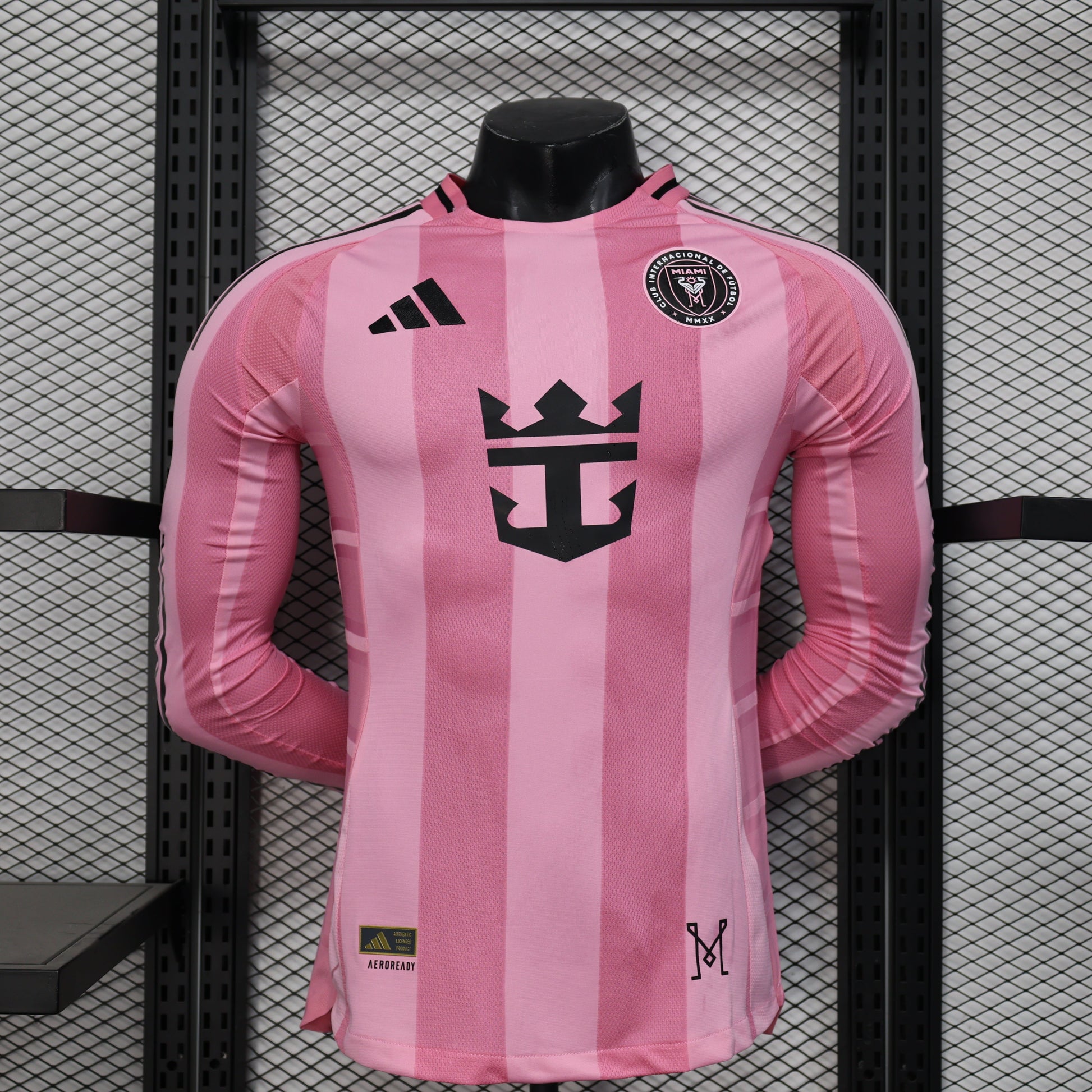 2026 Miami Pink Home Player Version JerseyLong Sleeve sports jersey product view 1