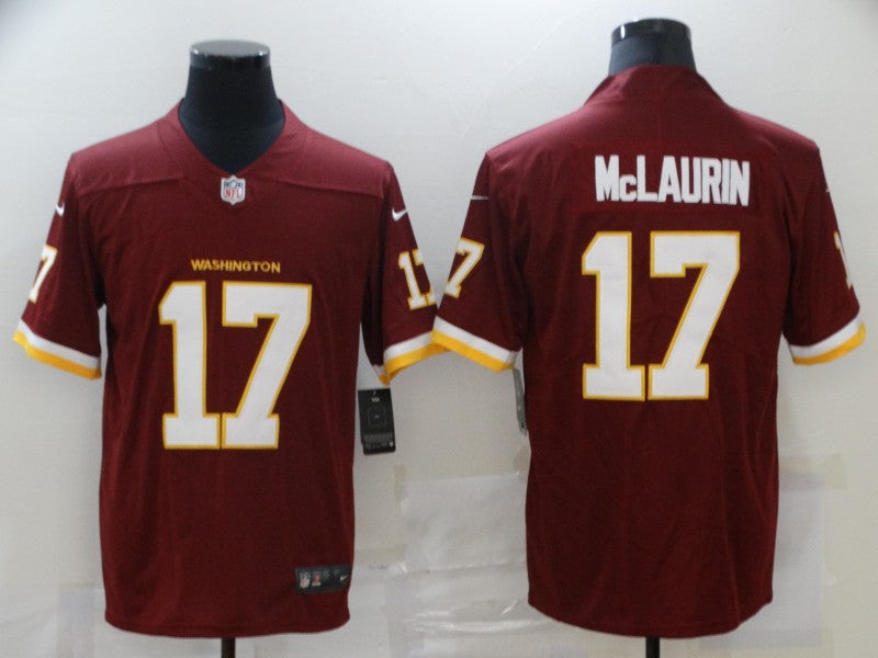 Men's Washington Commanders Terry Mclaurin Red Game Jersey football jersey product view 1