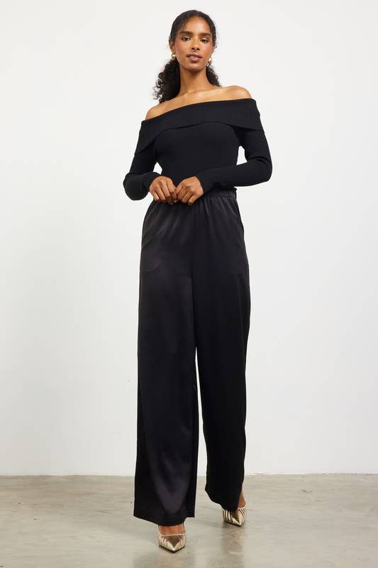 Mixed Media Off the Shoulder Jumpsuit Unisex T-shirt, Sweatshirt, Hoodie, Long Sleeve Tee - T-Shirt, Sweatshirt, Hoodie