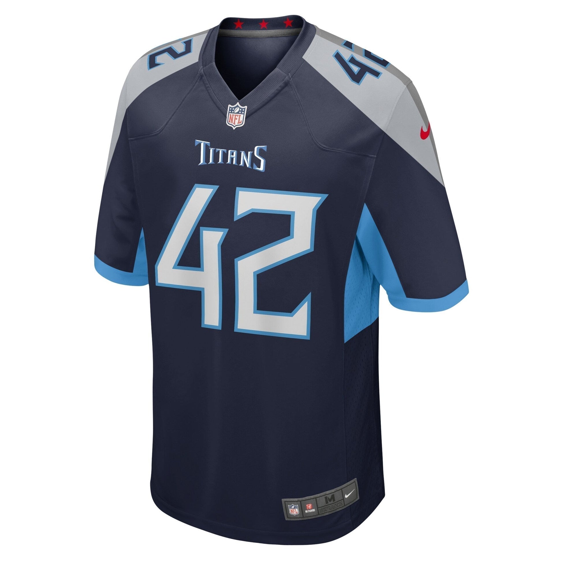 Caleb Murphy Tennessee Titans Team Game Jersey - Navy football jersey product view 2