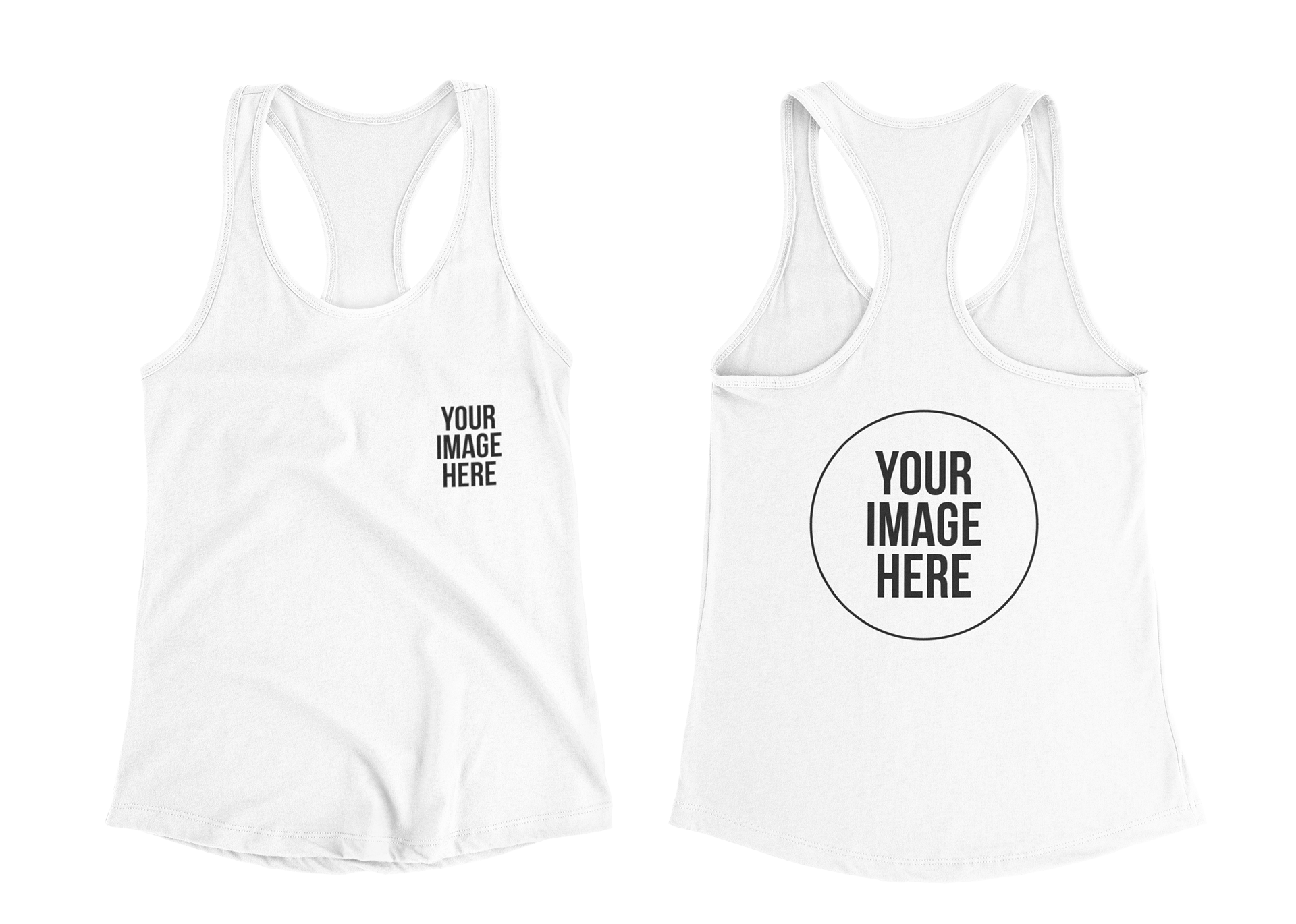 Custom Graphic Logo - Next Label Racerback Woman  70 Colors Unisex T-shirt, Sweatshirt, Hoodie, Long Sleeve Tee - T-Shirt, Sweatshirt, Hoodie