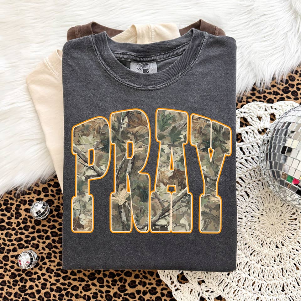 Pray Camo Tee Unisex T-shirt, Sweatshirt, Hoodie, Long Sleeve Tee - T-Shirt, Sweatshirt, Hoodie