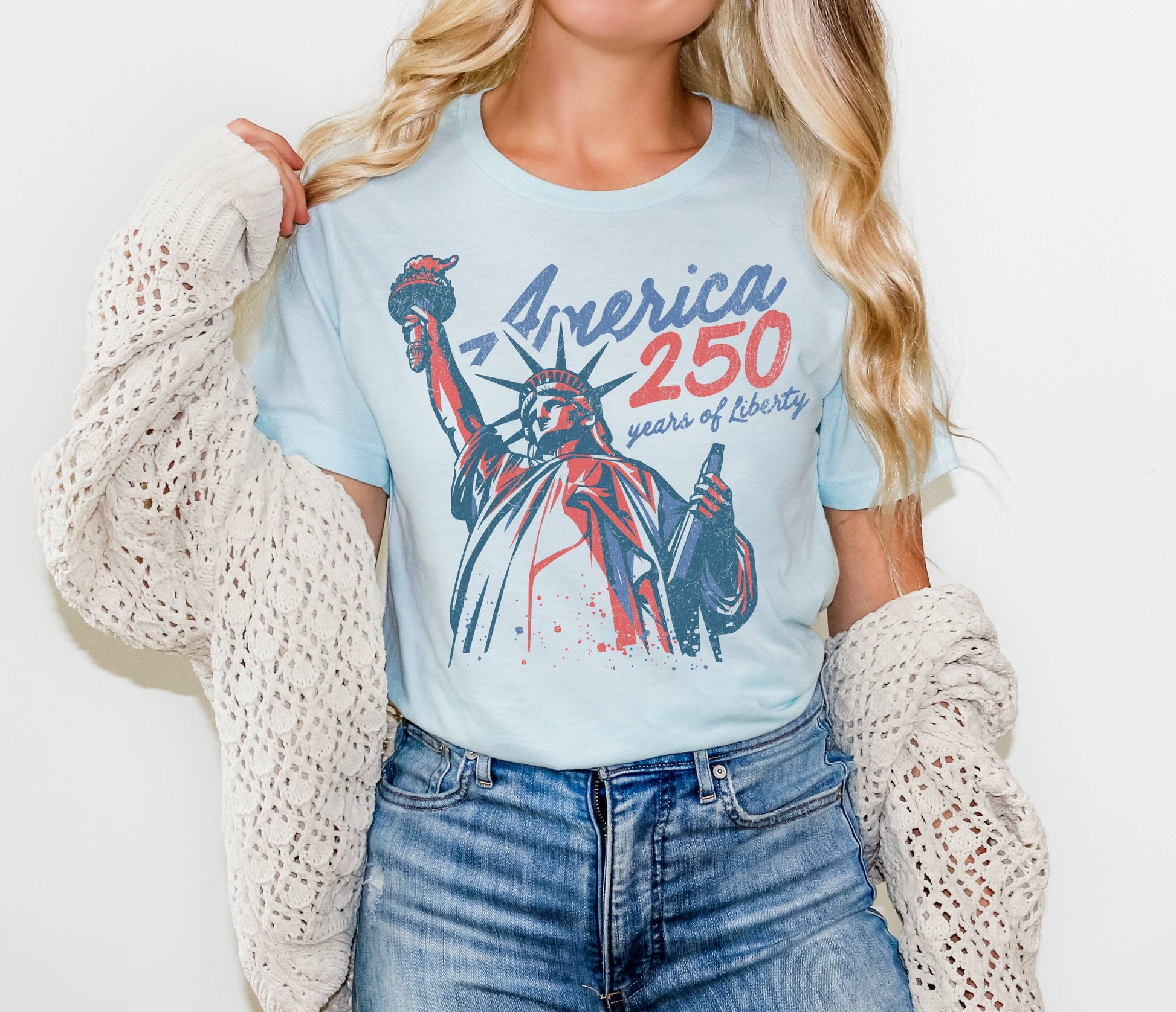 America 250 Years | Patriotic T Shirt | Usa Tee 4th of July Unisex T-shirt, Sweatshirt, Hoodie, Long Sleeve Tee - T-Shirt, Sweatshirt, Hoodie