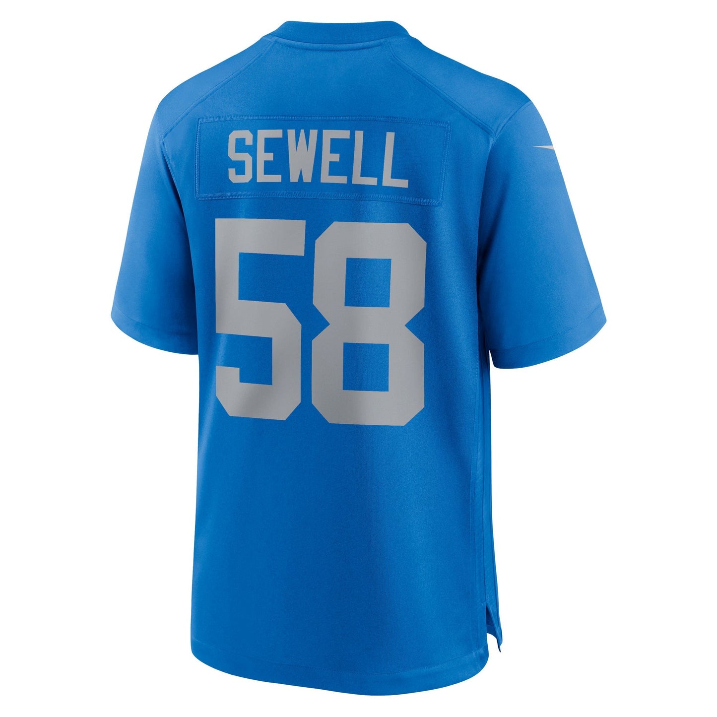 Detroit Lions Penei Sewell Blue Alternate Game Jersey football jersey product view 1