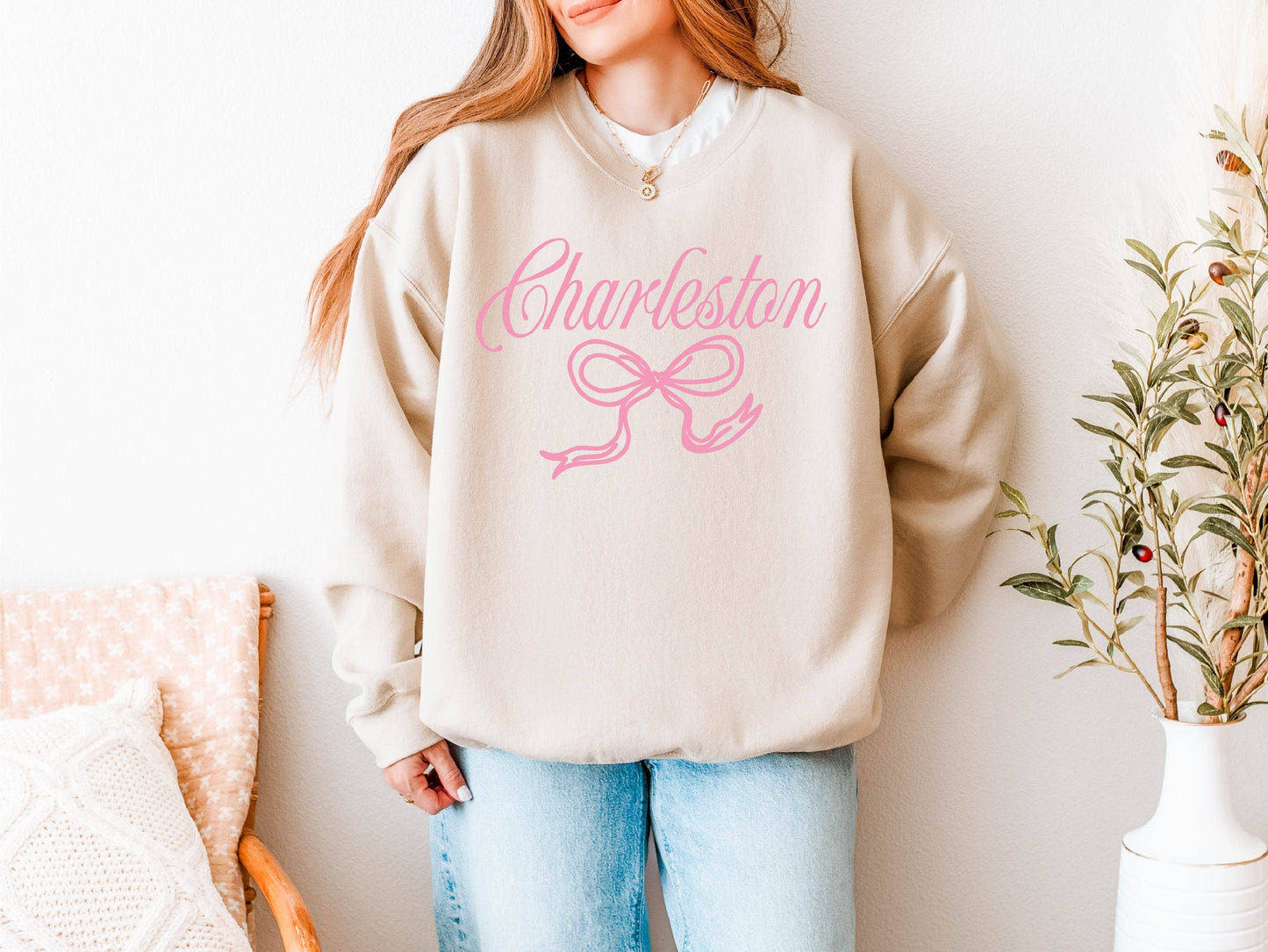 Bow Sweatshirt, Charleston Sweatshirt, Custom City Shirt Unisex T-shirt, Sweatshirt, Hoodie, Long Sleeve Tee - T-Shirt, Sweatshirt, Hoodie