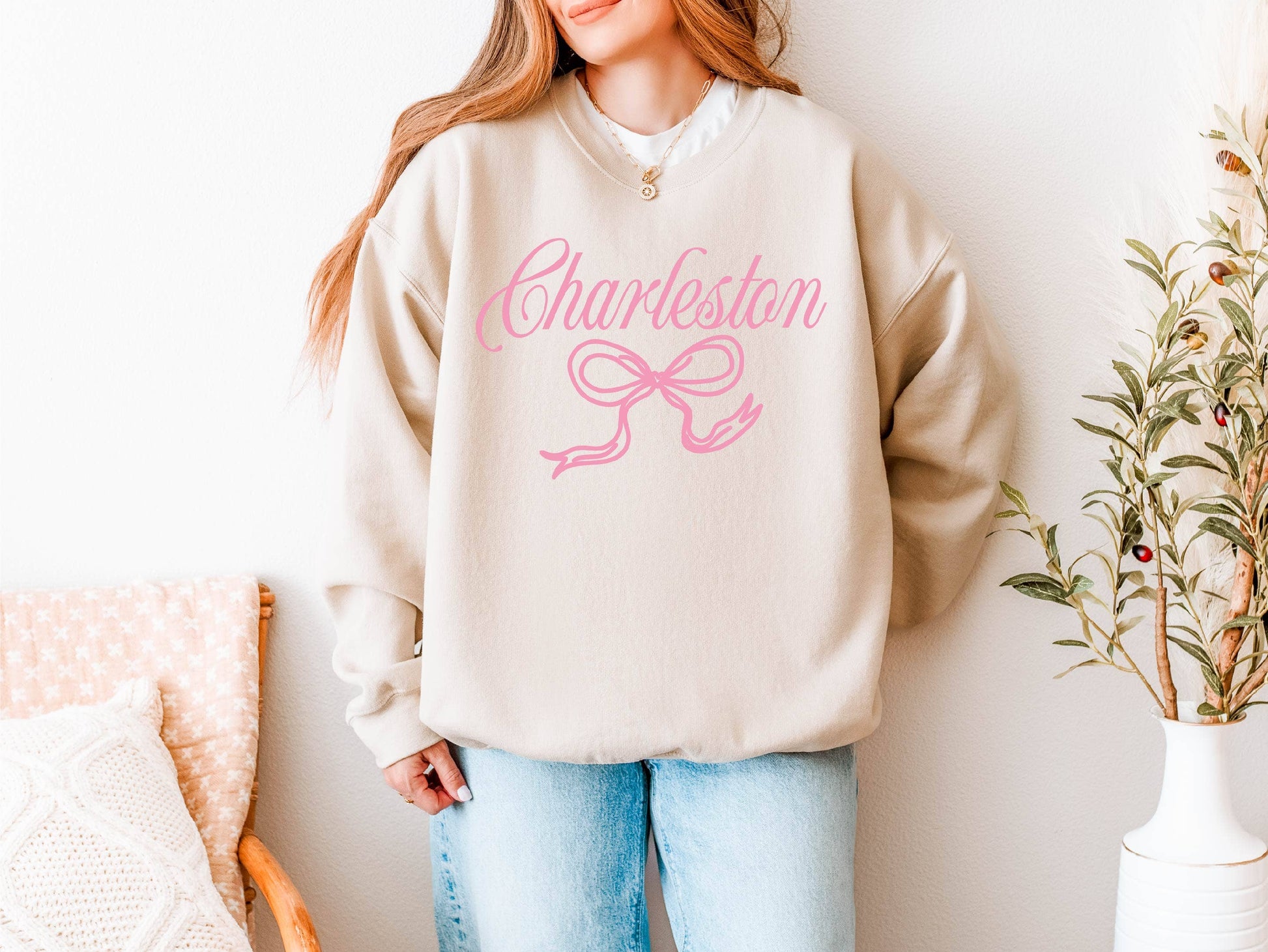 Bow Sweatshirt, Charleston Sweatshirt, Custom City Shirt Unisex T-shirt, Sweatshirt, Hoodie, Long Sleeve Tee - T-Shirt, Sweatshirt, Hoodie