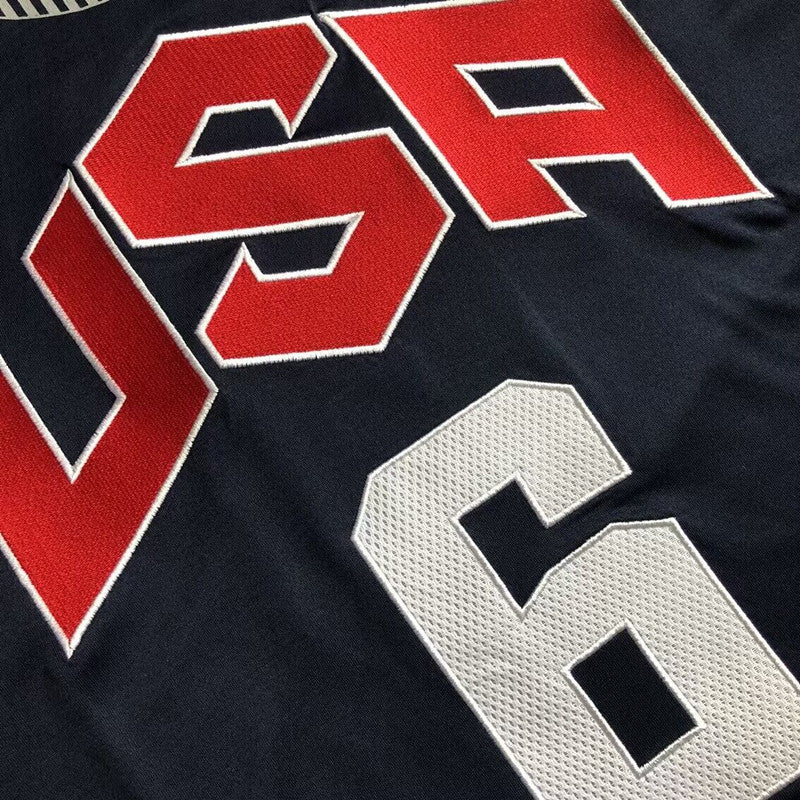 Dream Team James 6 Black MN basketball jersey product view 2