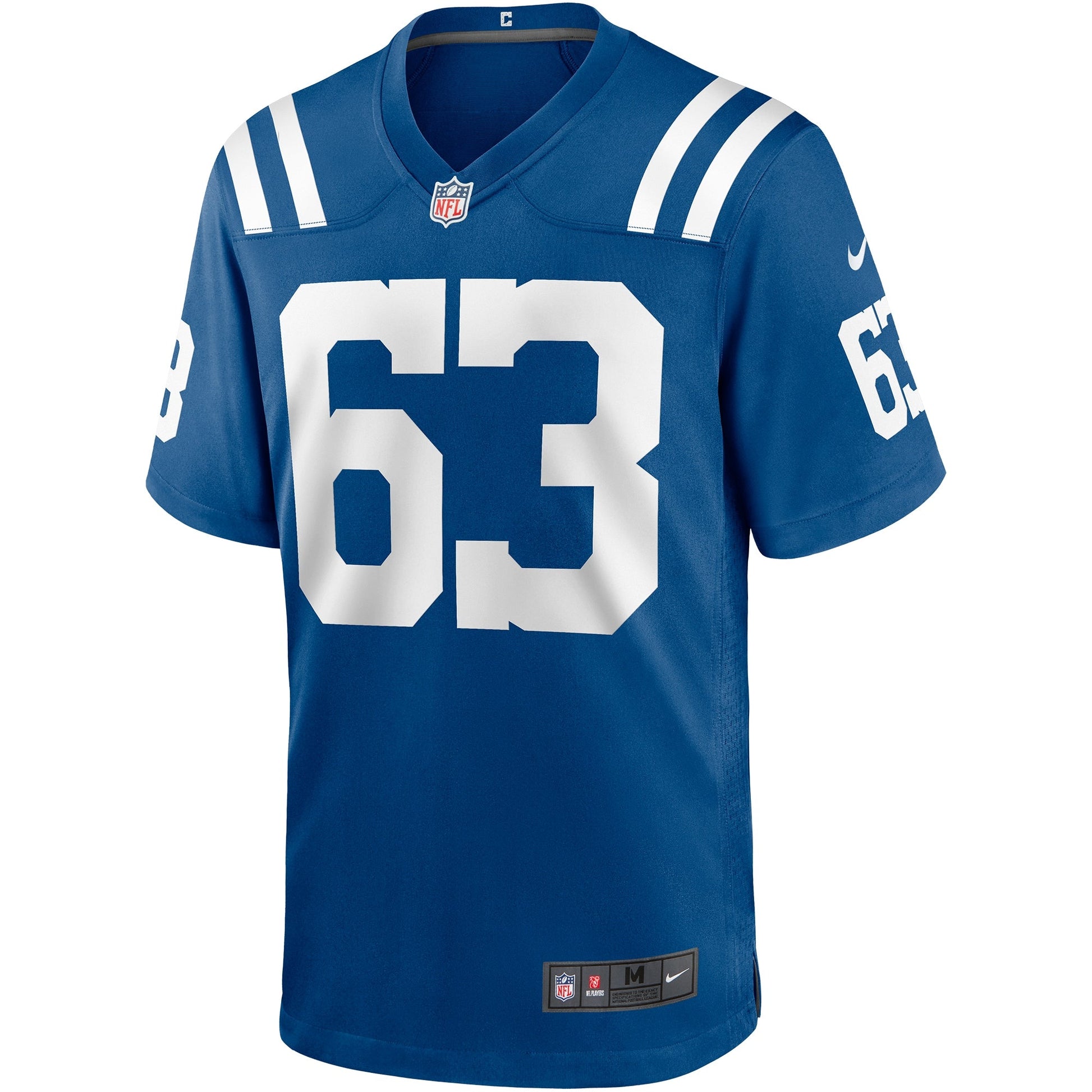 Danny Pinter Indianapolis Colts Game Jersey - Royal football jersey product view 2