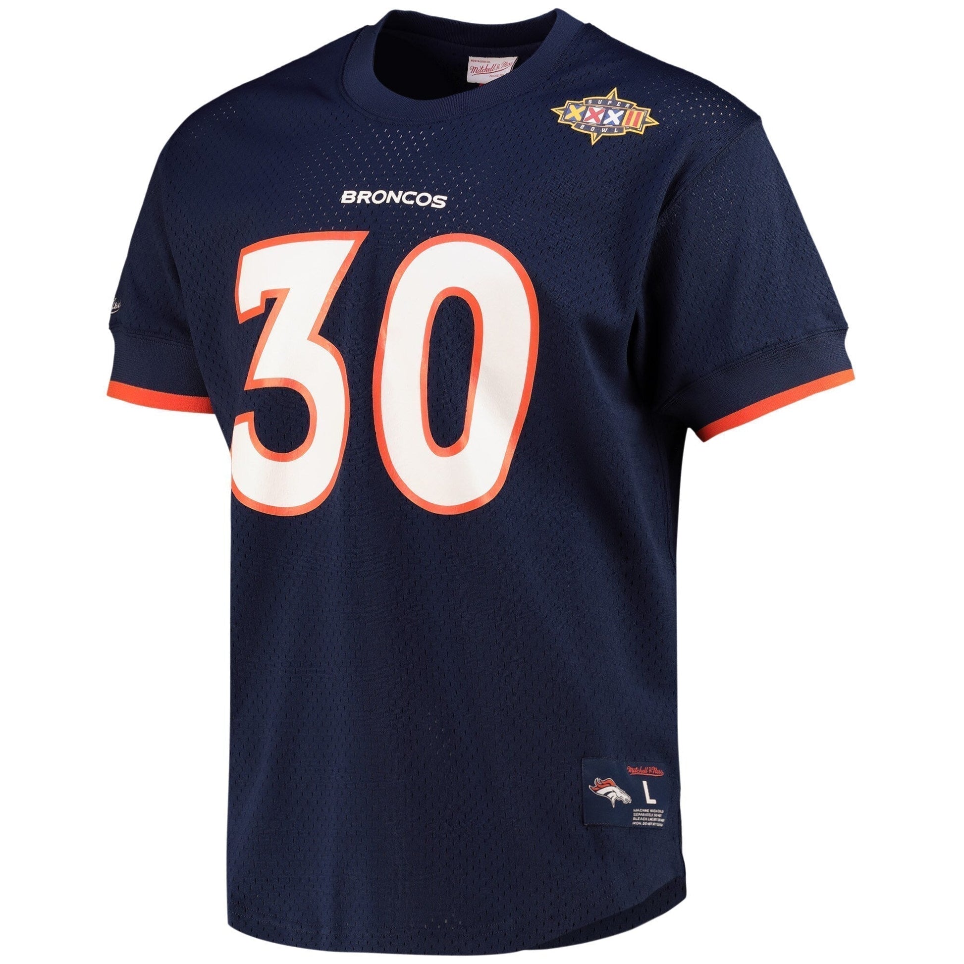 Denver Broncos Name & Number Mesh Crew Neck Denver Broncos football jersey product view 2